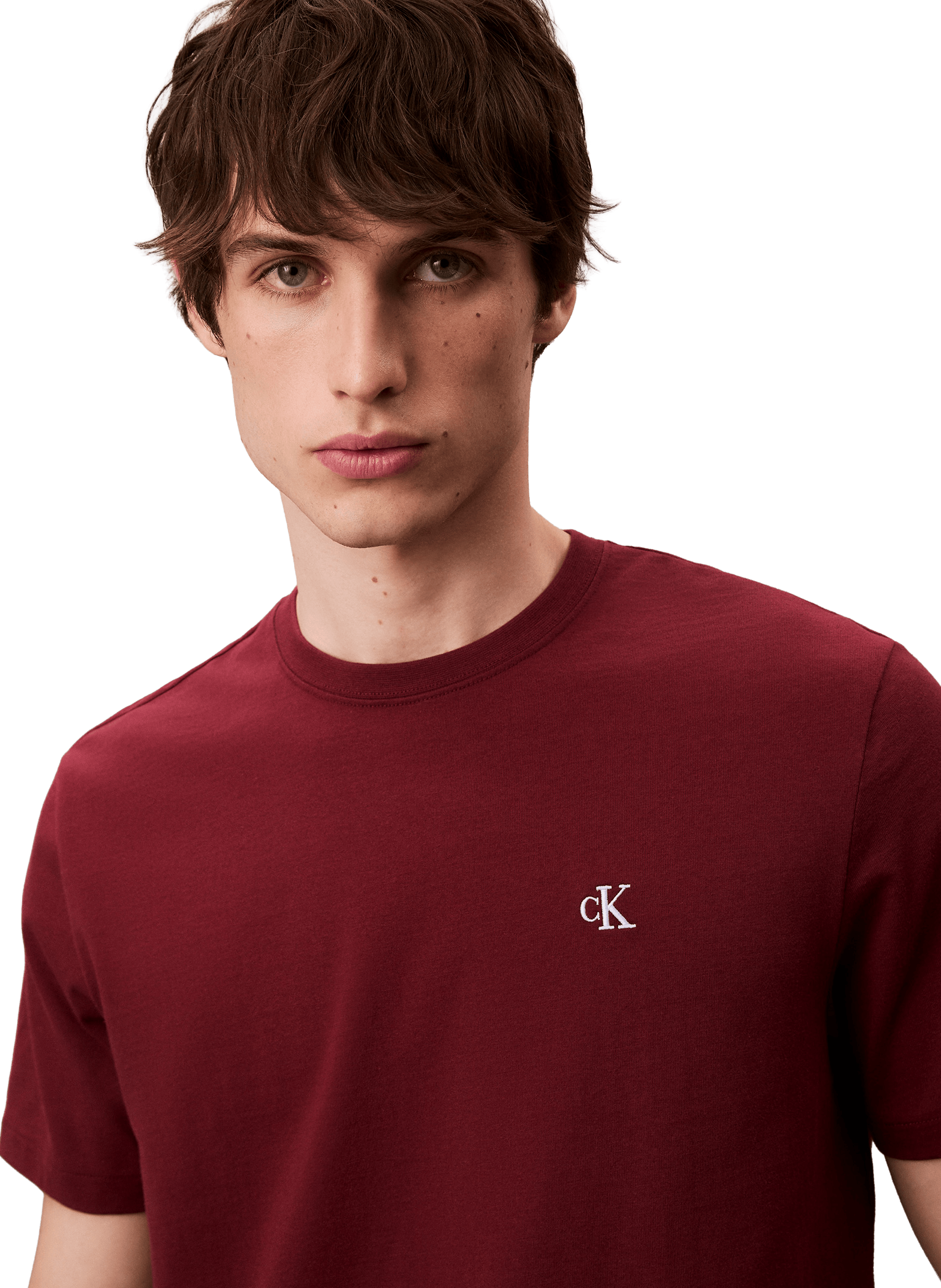 Classic Cotton T-Shirt CALVIN KLEIN Red