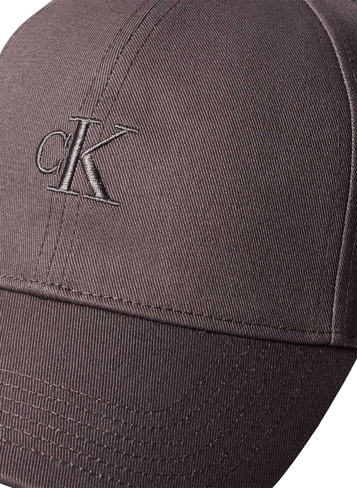 Cap with twill logo CALVIN KLEIN Grey