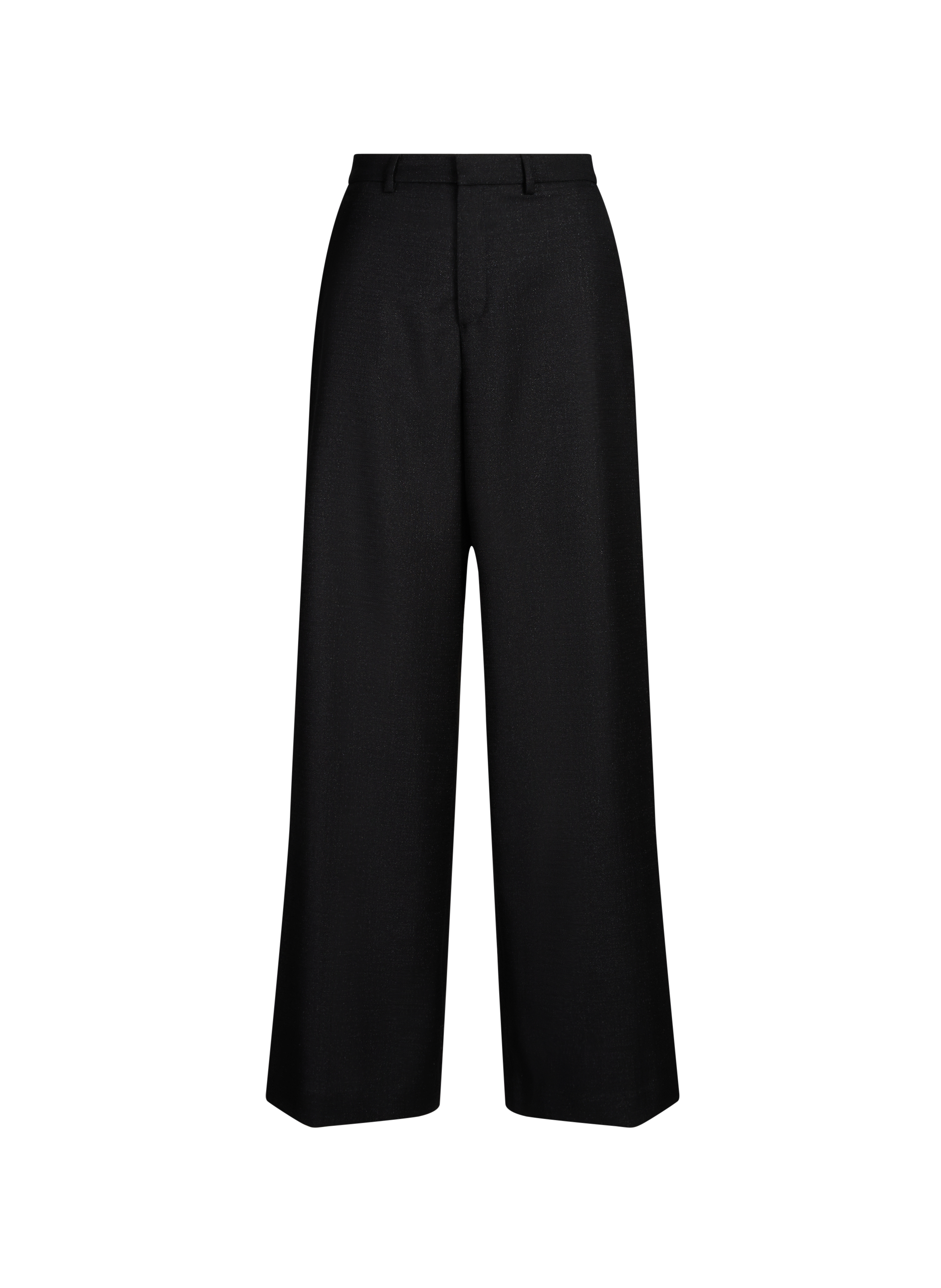 Wide Willy wool blend pants SAISON 1865 Black