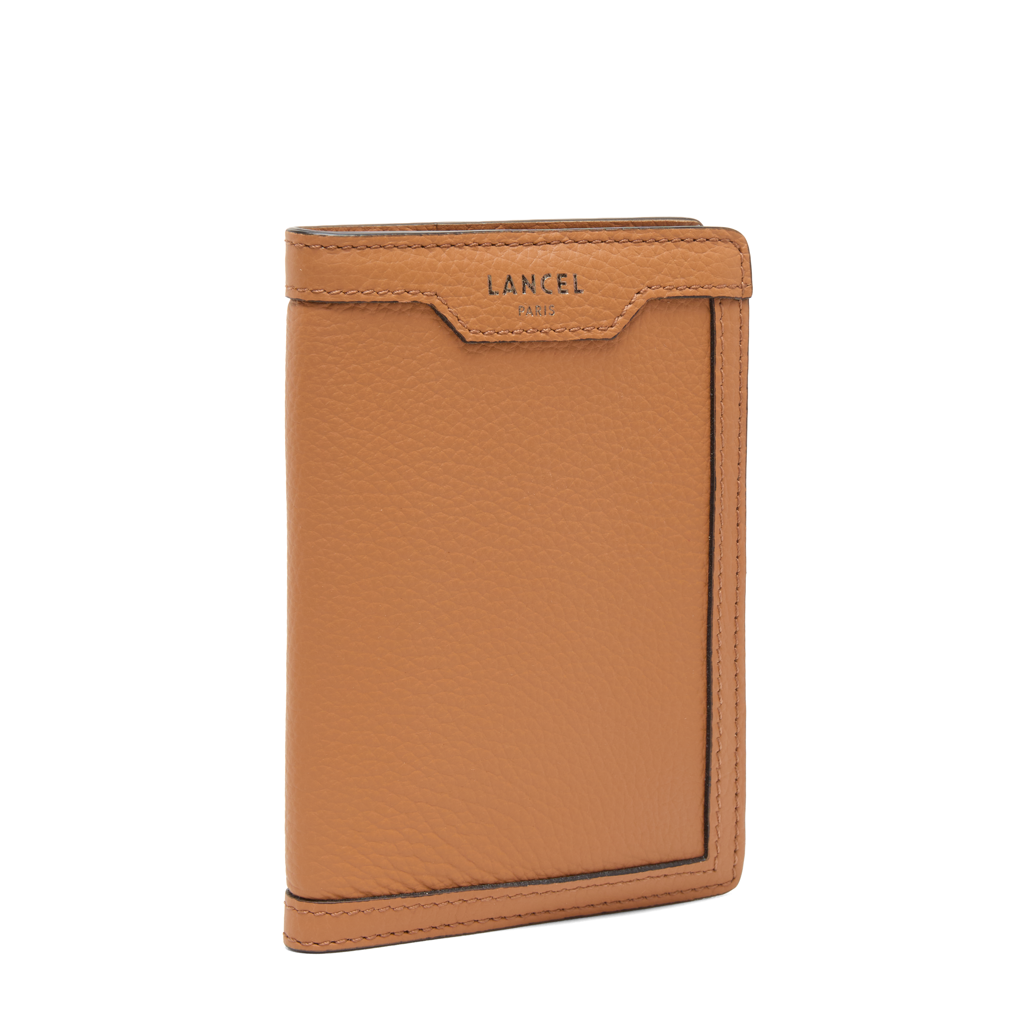 Porte-passeport charlie de lancel en cuir LANCEL Marron