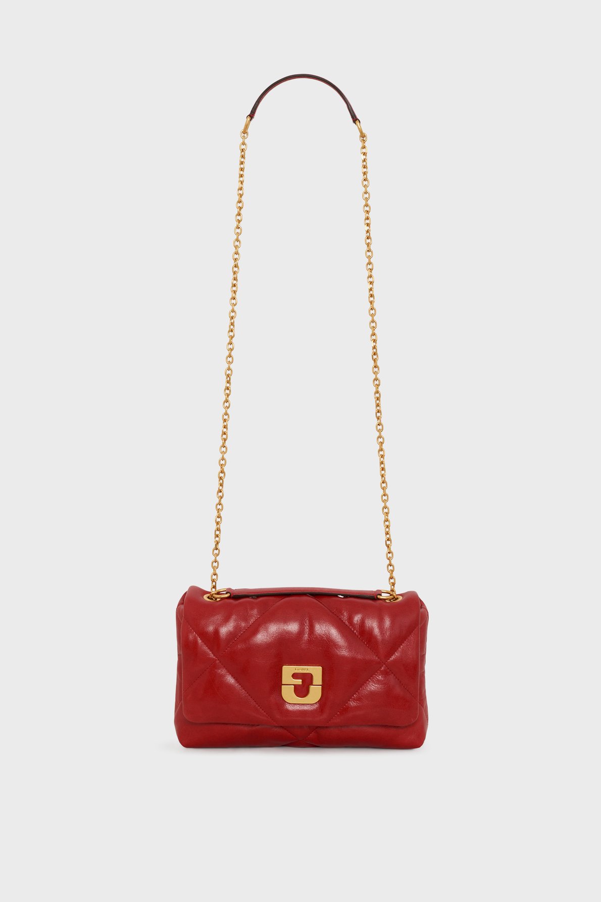 Sac en cuir effet froissé - le fanny GERARD DAREL Rouge
