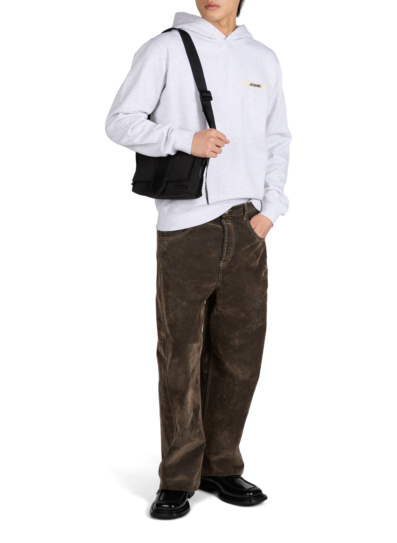 Loose-fit cotton sweatshirt JACQUEMUS Grey