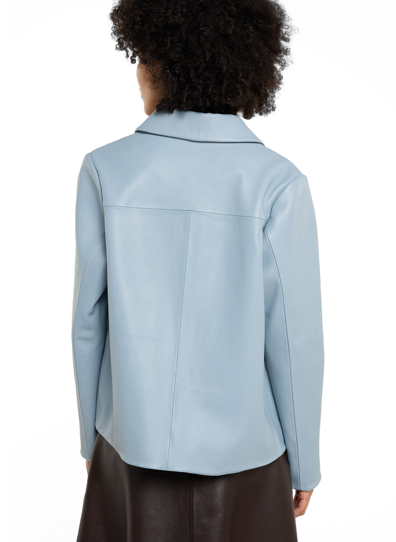 Veste courte Awom en cuir  SAISON 1865 Bleu