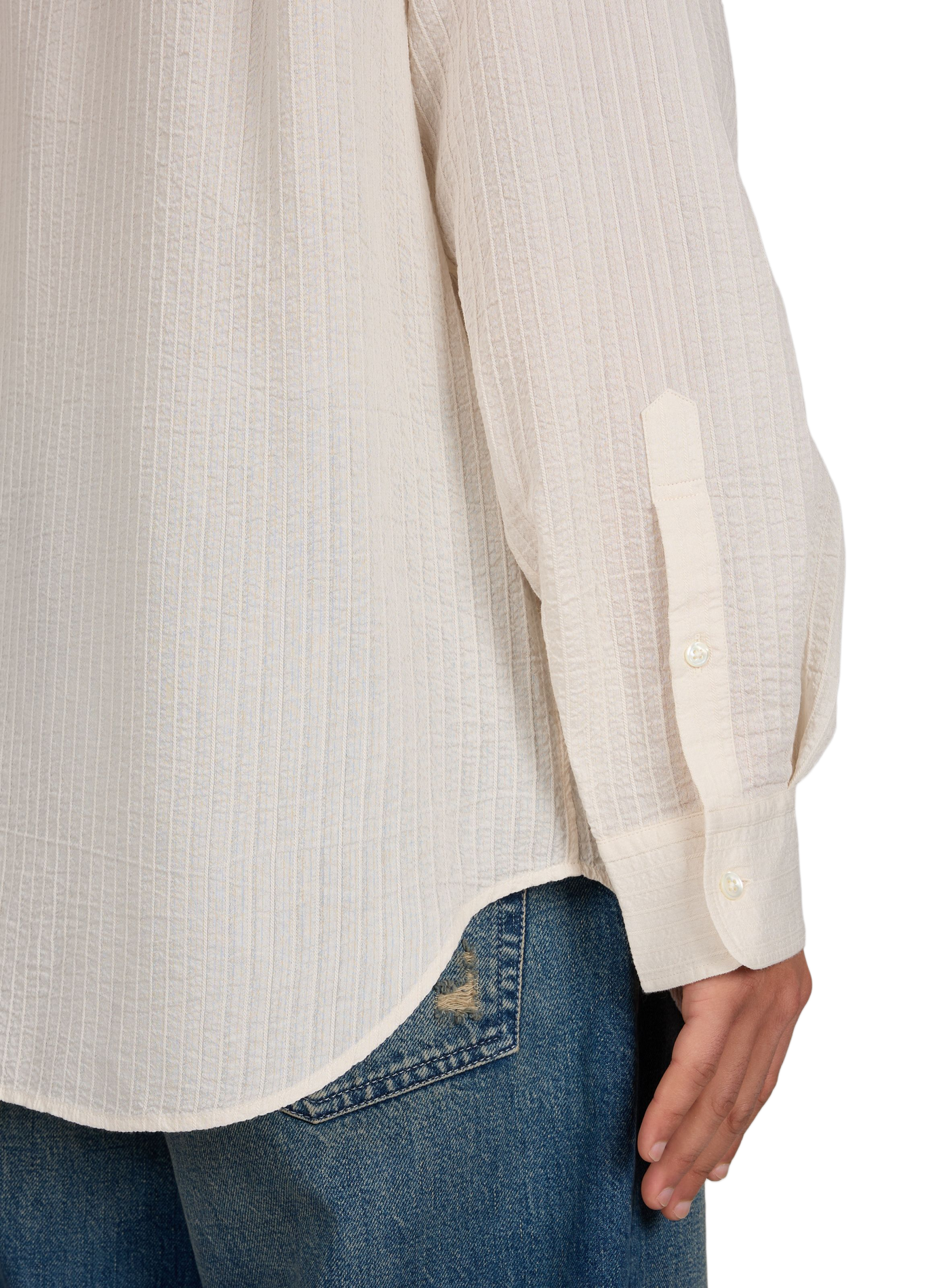 Oversized shirt Andre ANN DEMEULEMEESTER Beige