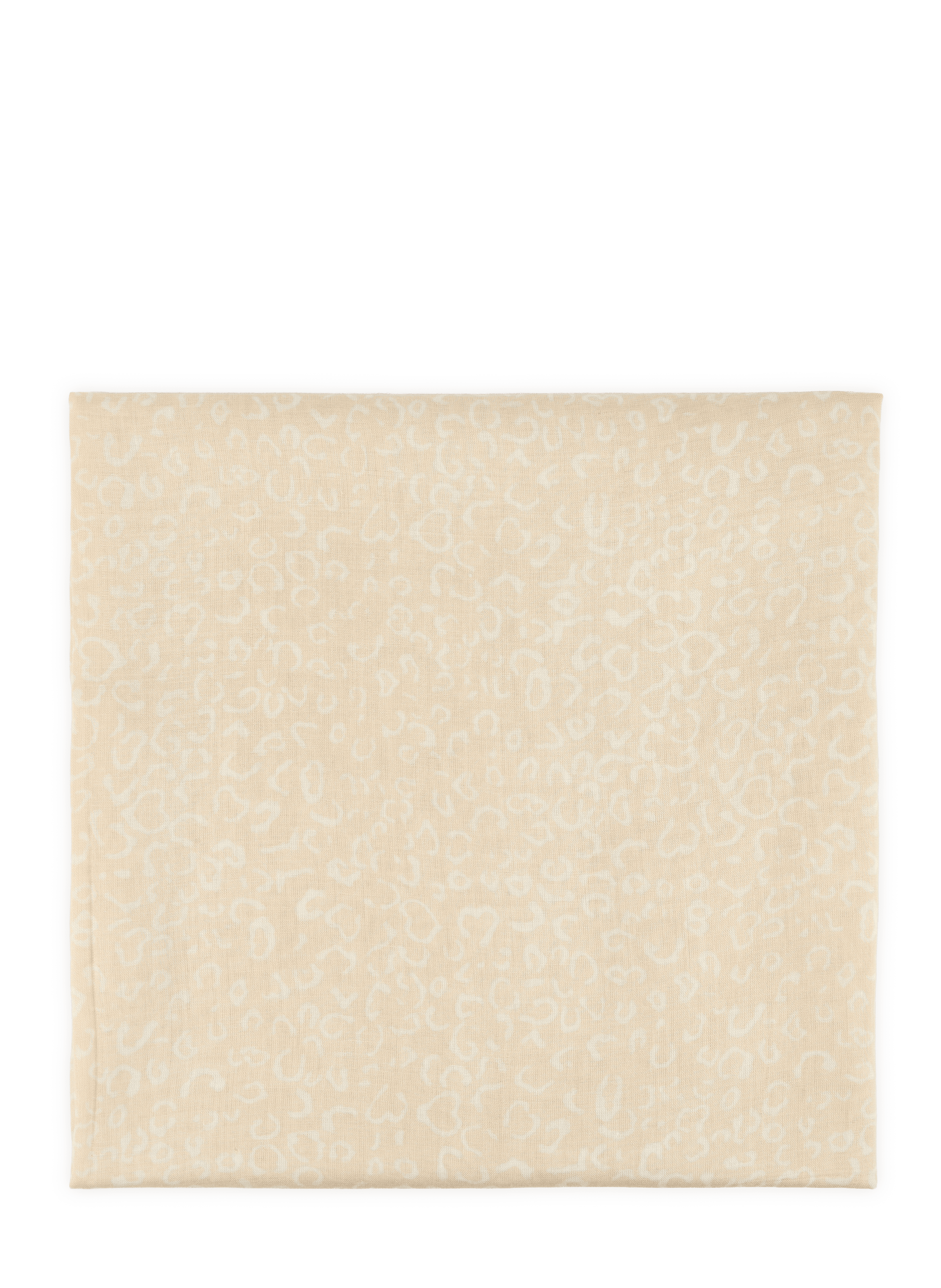 Etole voile imprimée léopard AU PRINTEMPS PARIS Beige