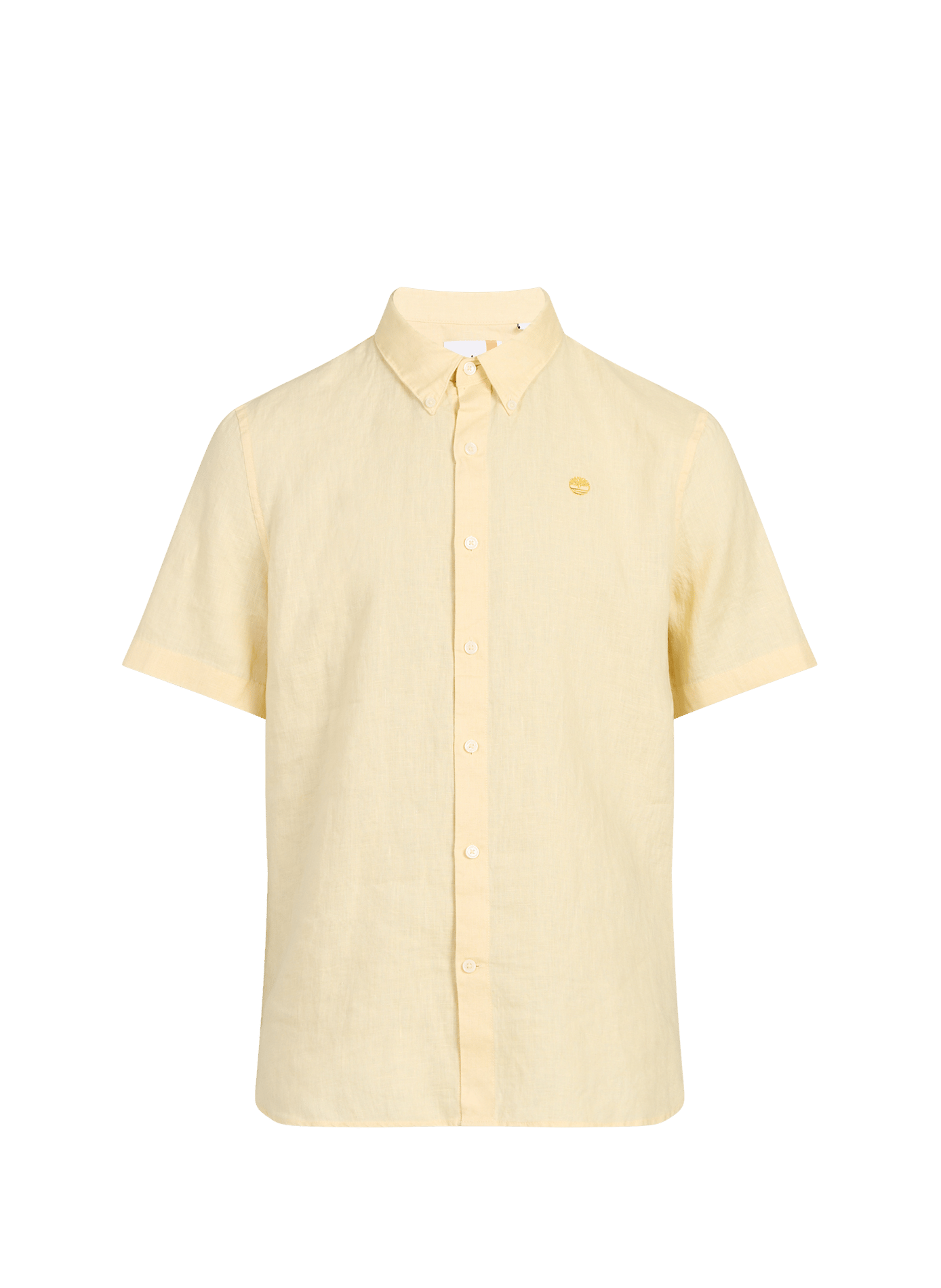 Chemise slim en lin TIMBERLAND Jaune