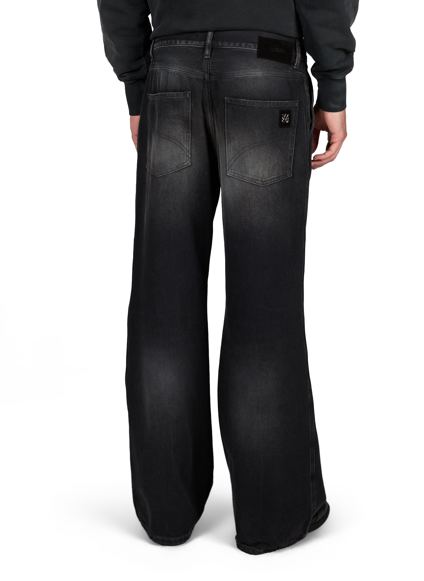 Flared cotton jeans  AMIRI Grey