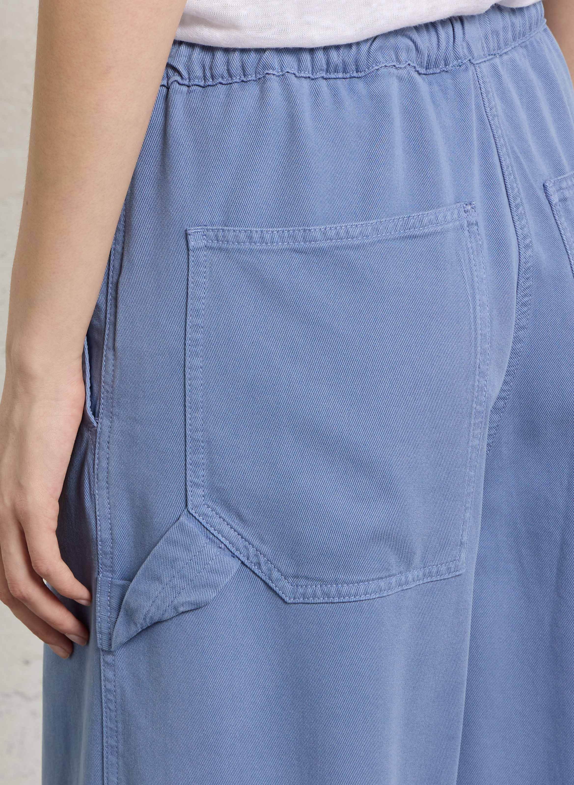 Pantalon large uni japtown AMERICAN VINTAGE Bleu
