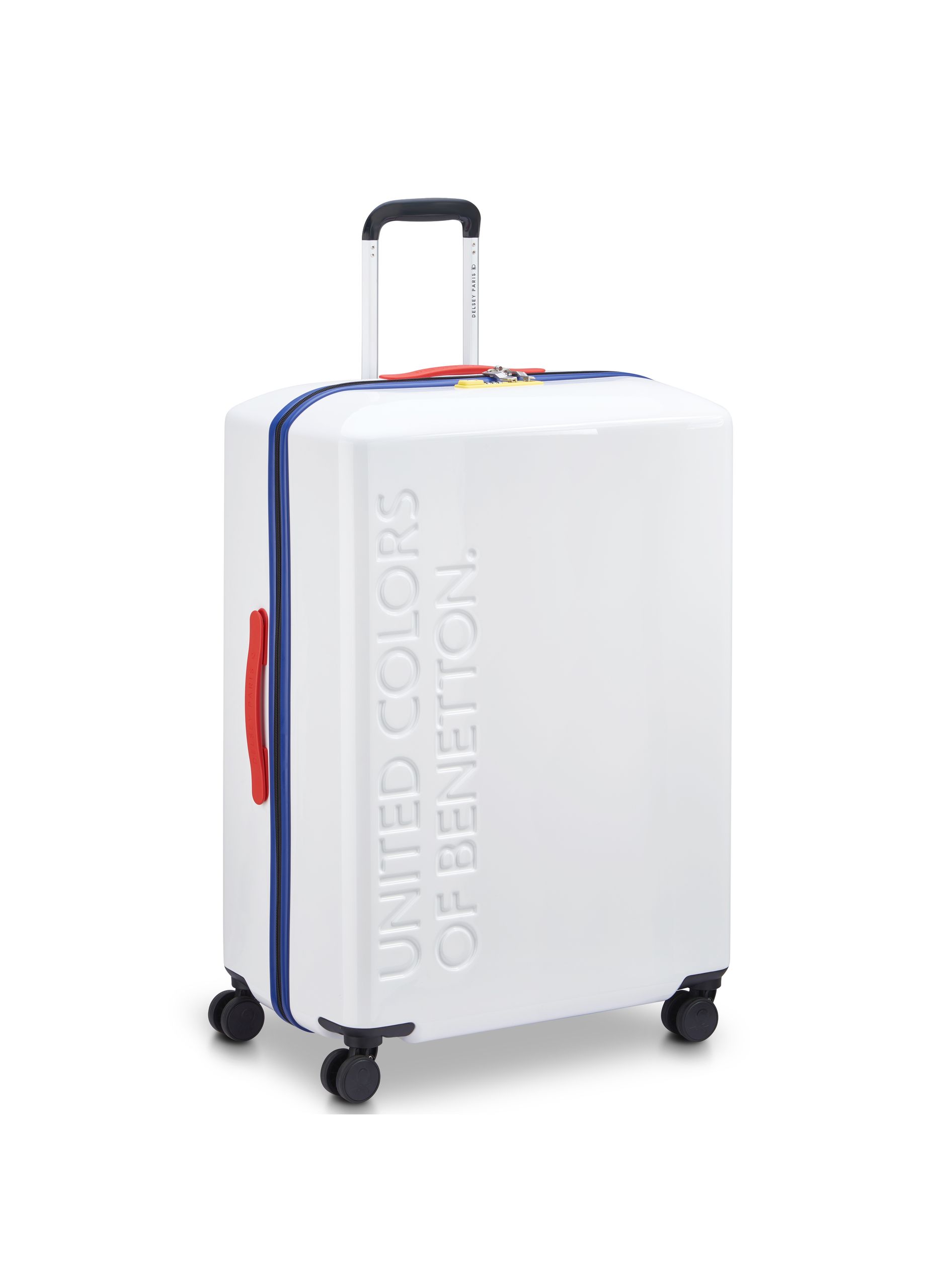Valise soute rigide taille xl - united DELSEY PARIS Blanc