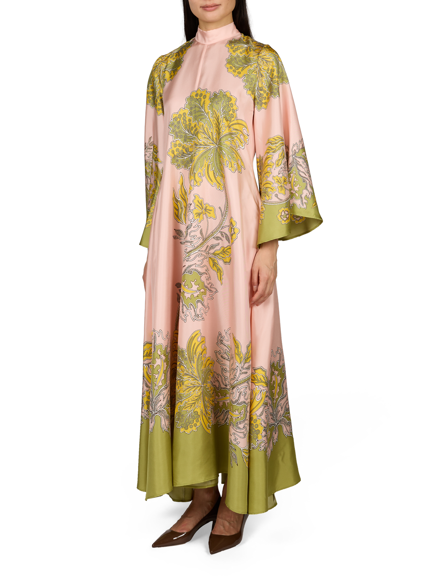 Langes Seidenkleid MAGNIFICO LA DOUBLEJ Rosa