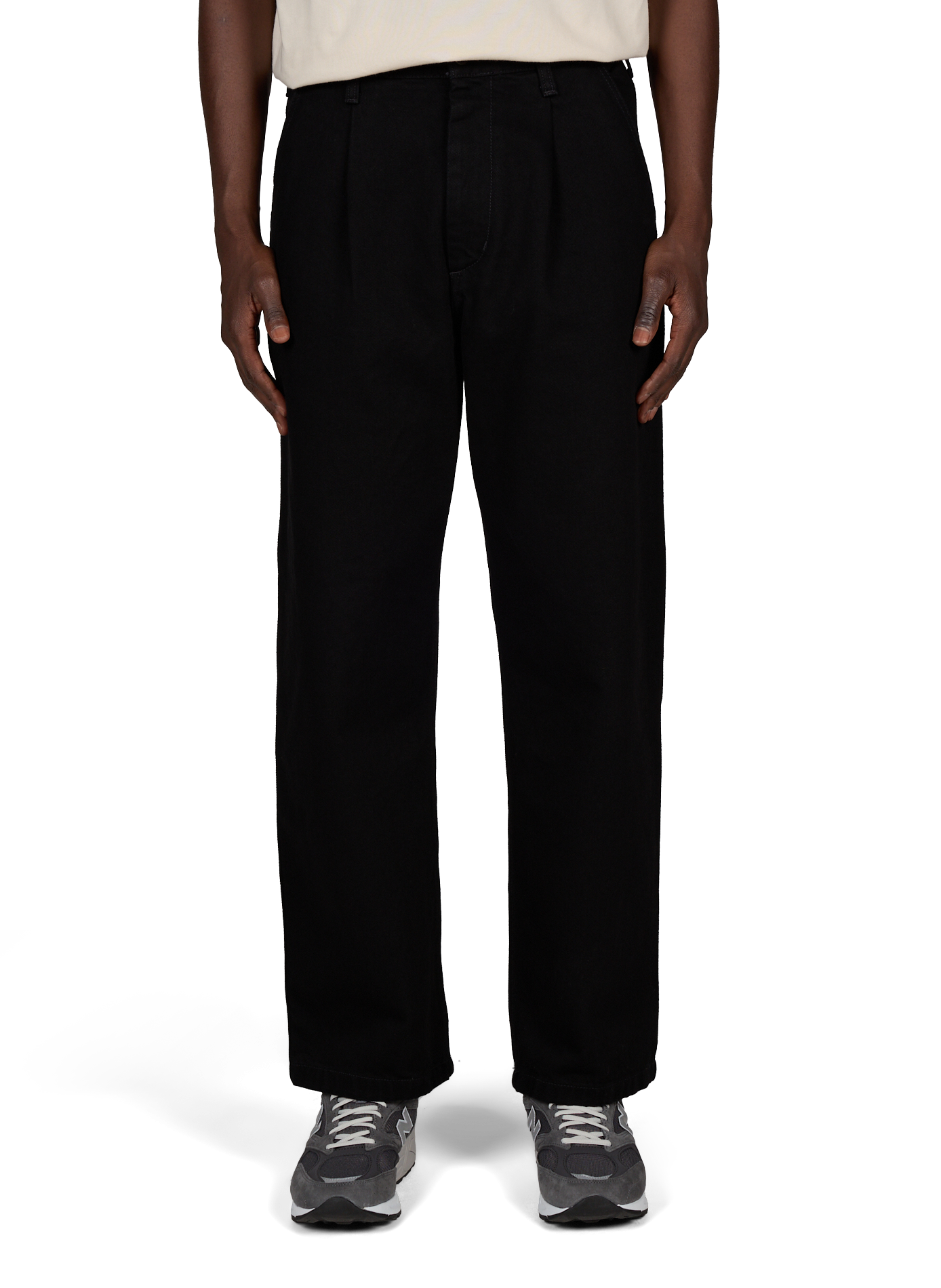 Wide pleated Jace Pant trousers in cotton CARHARTT WIP Black