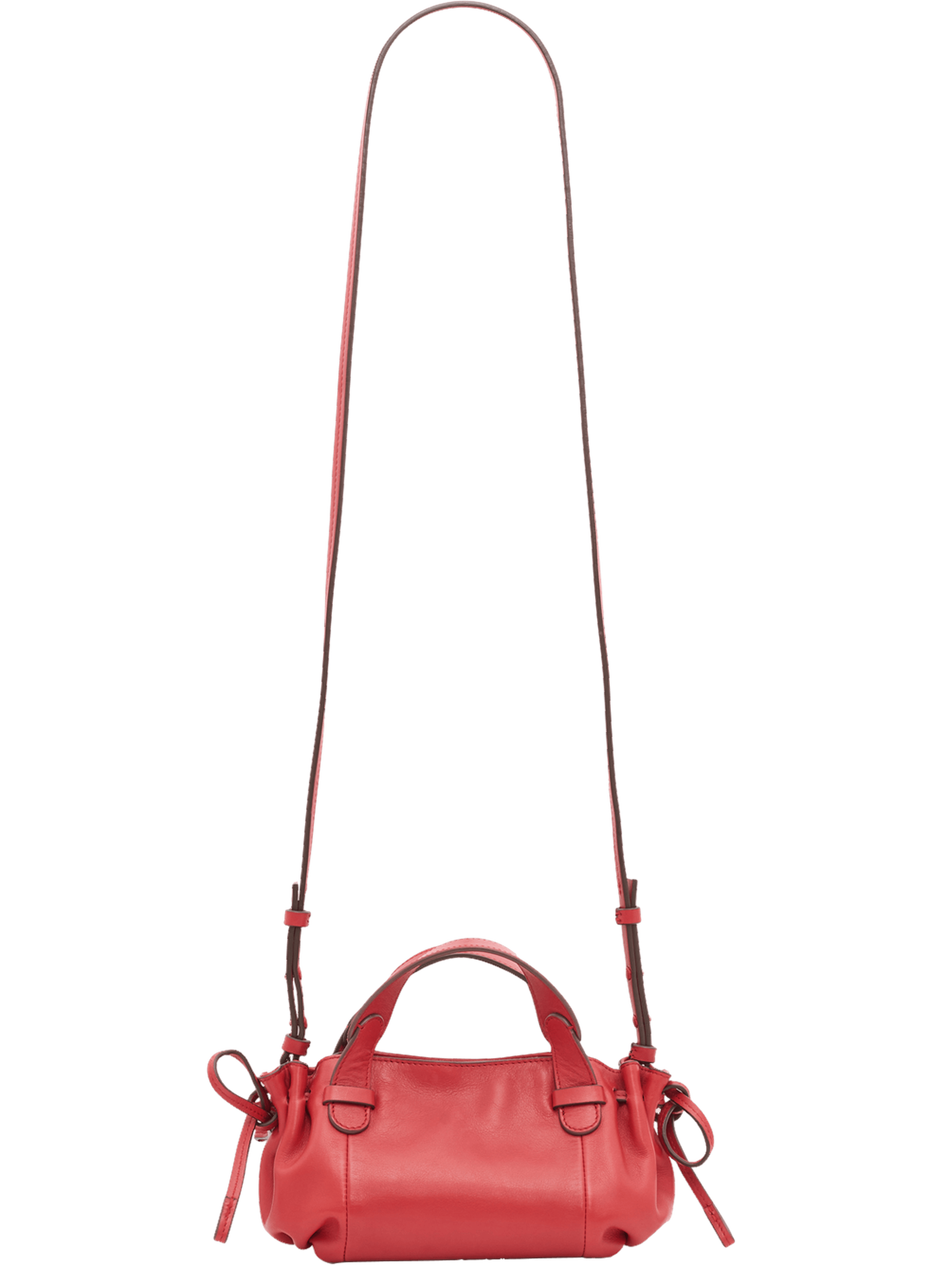 Mini sac à main en cuir - micro 24 GERARD DAREL Rouge