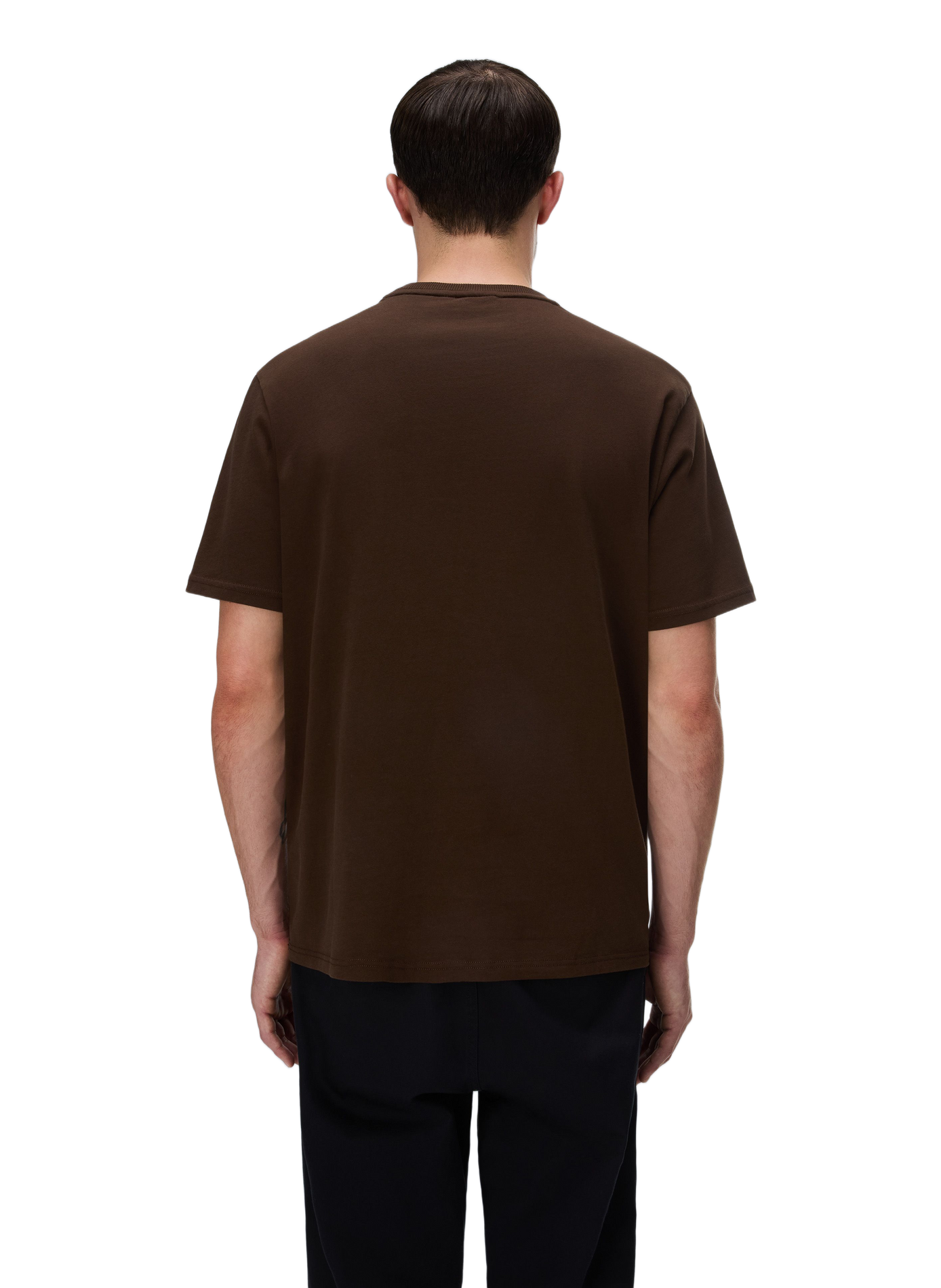 Round-neck cotton T-shirt NAPAPIJRI Brown