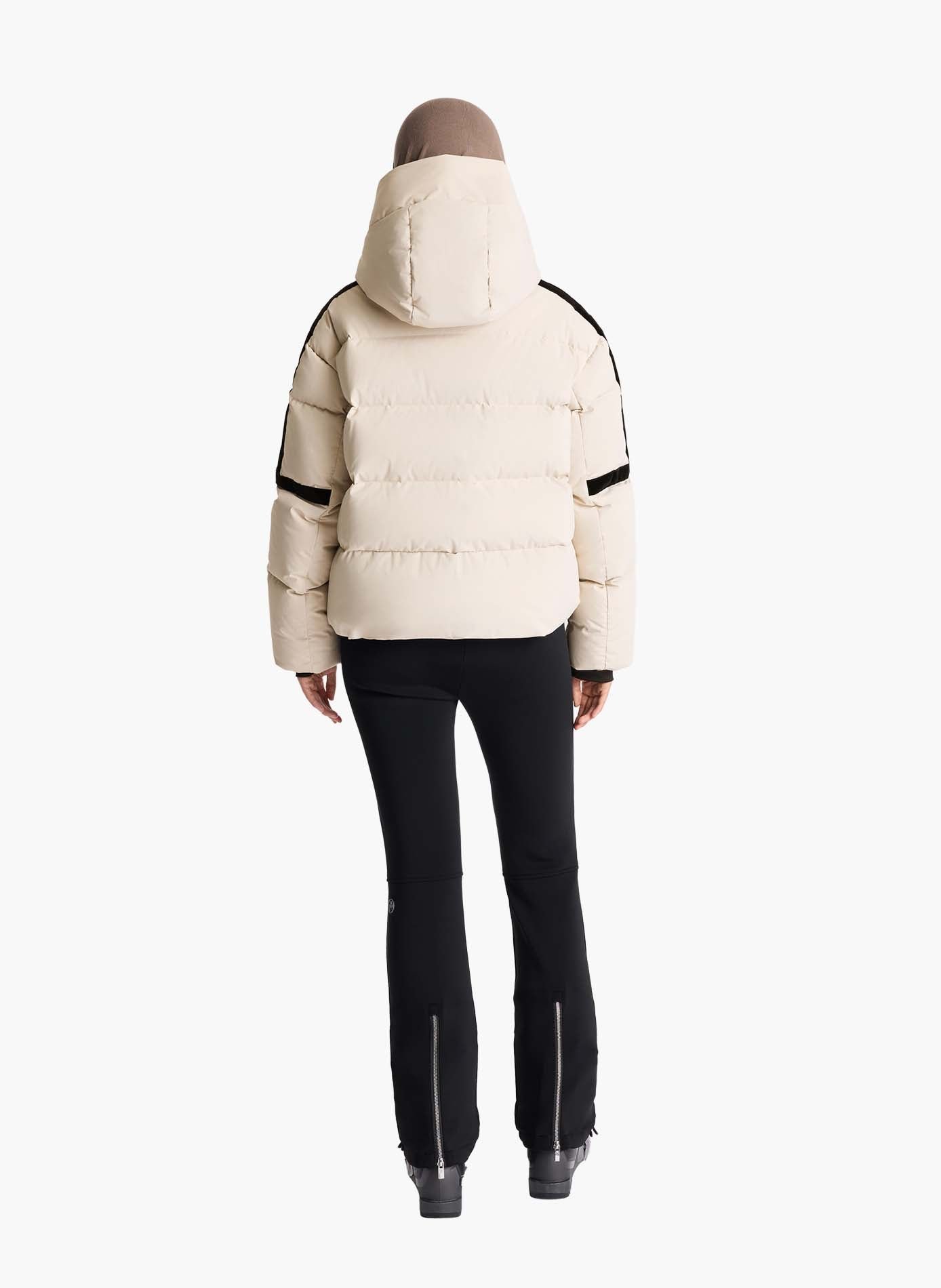 Doudoune barsy col capuche coupe oversize FUSALP Blanc