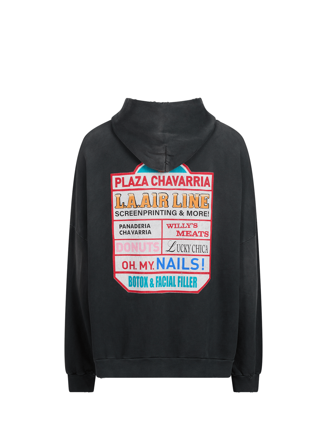 Cotton hooded sweatshirt WILLY CHAVARRIA Grey