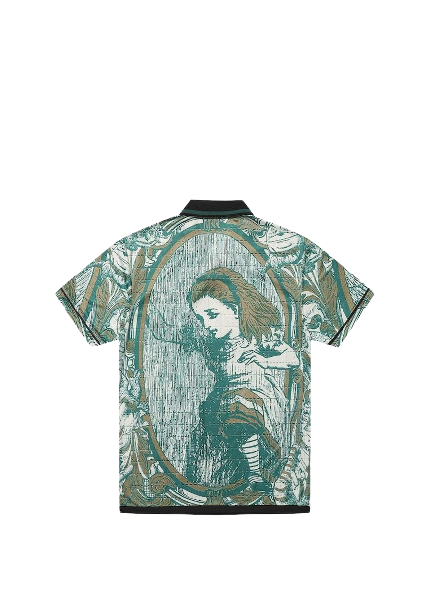 Straight-fit printed T-shirt HELAS CAPS Green