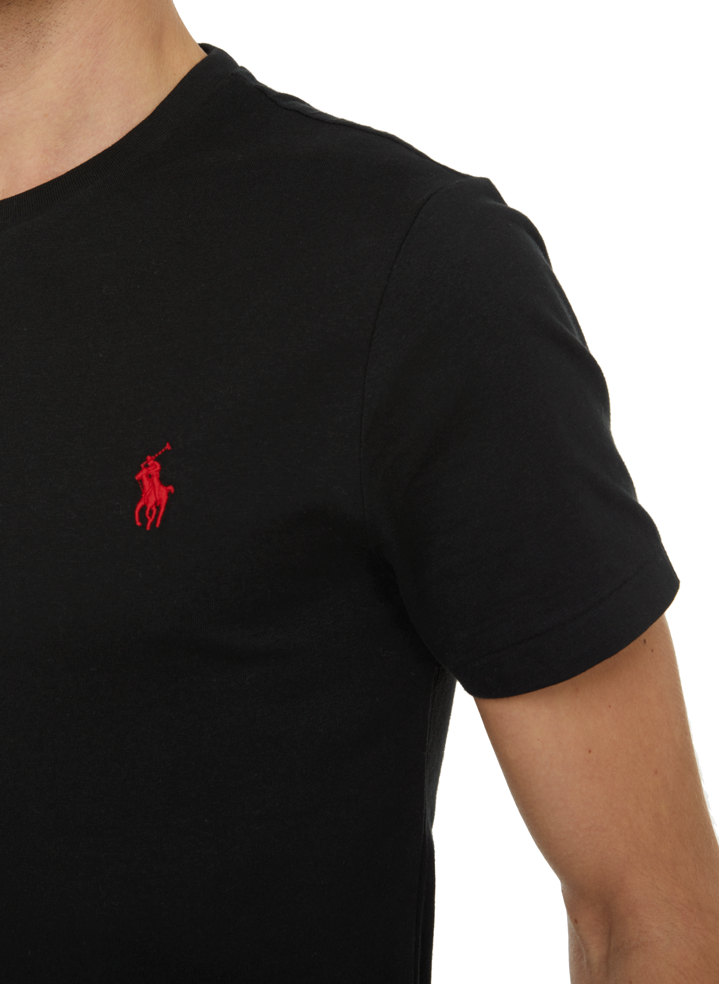 Straight-fit cotton T-shirt POLO RALPH LAUREN Black