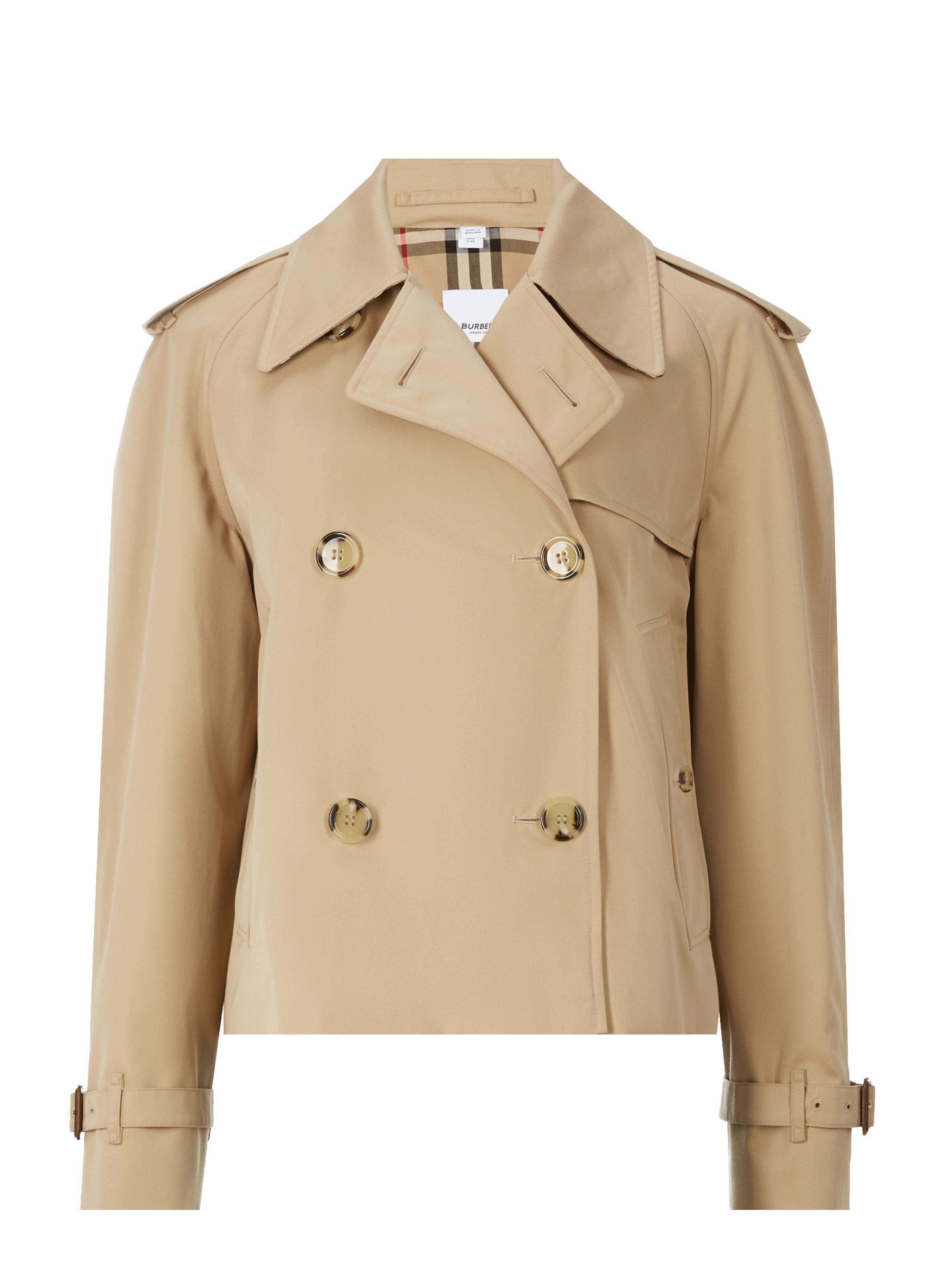 Trench court en coton organique