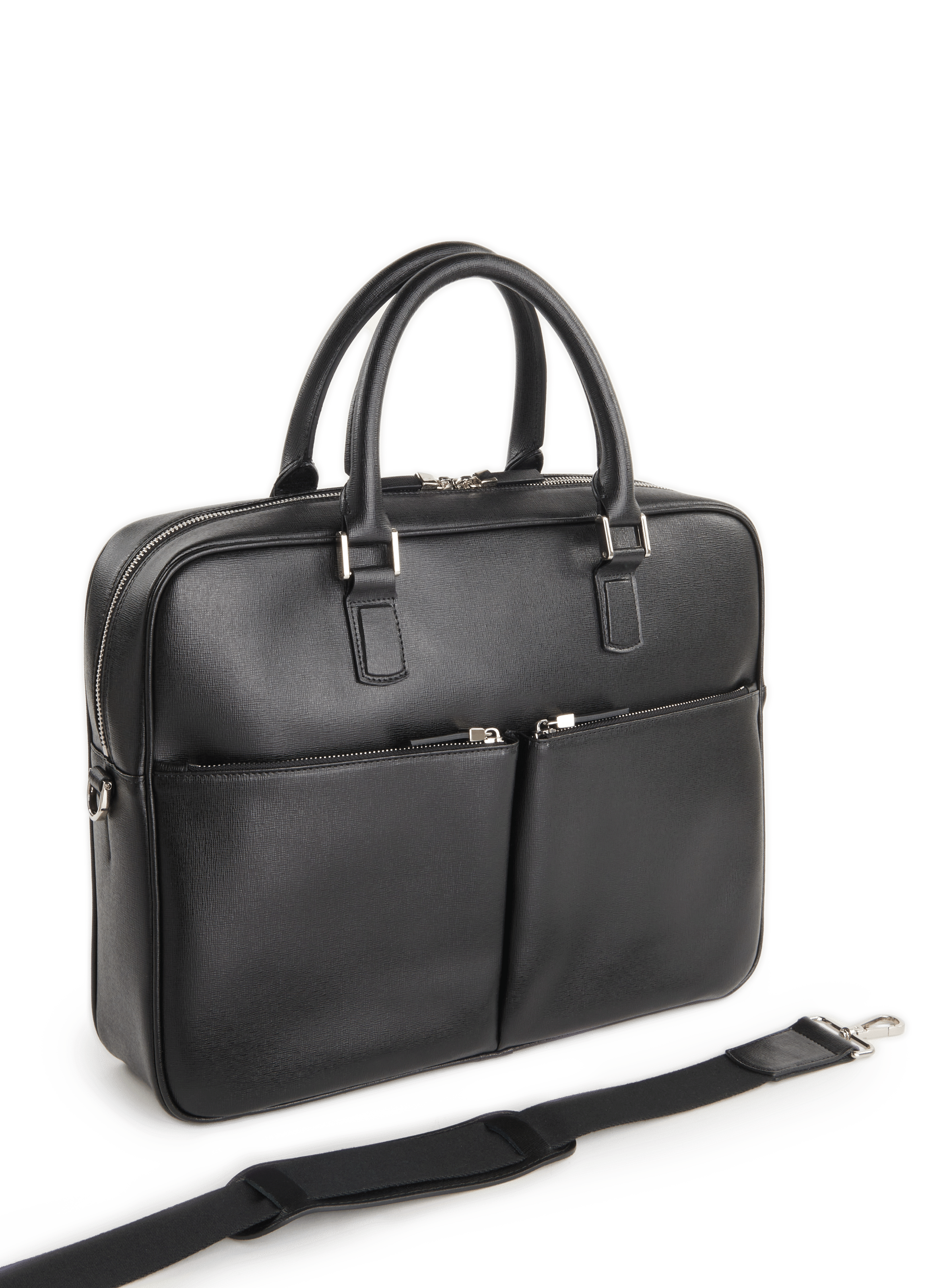 Leather briefcase  SAISON 1865 Black