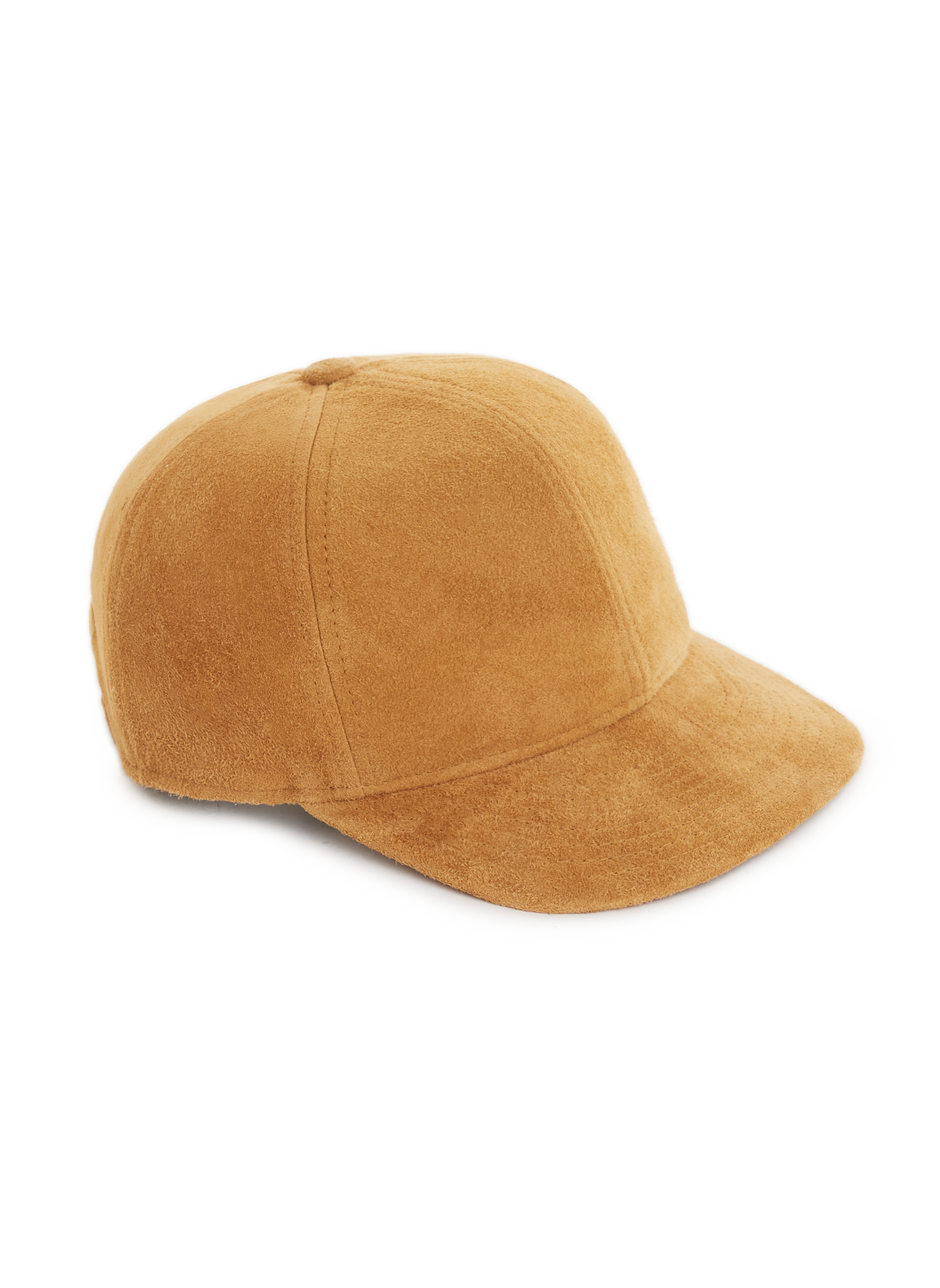 Casquette en cuir suédé NEW ERA Marron