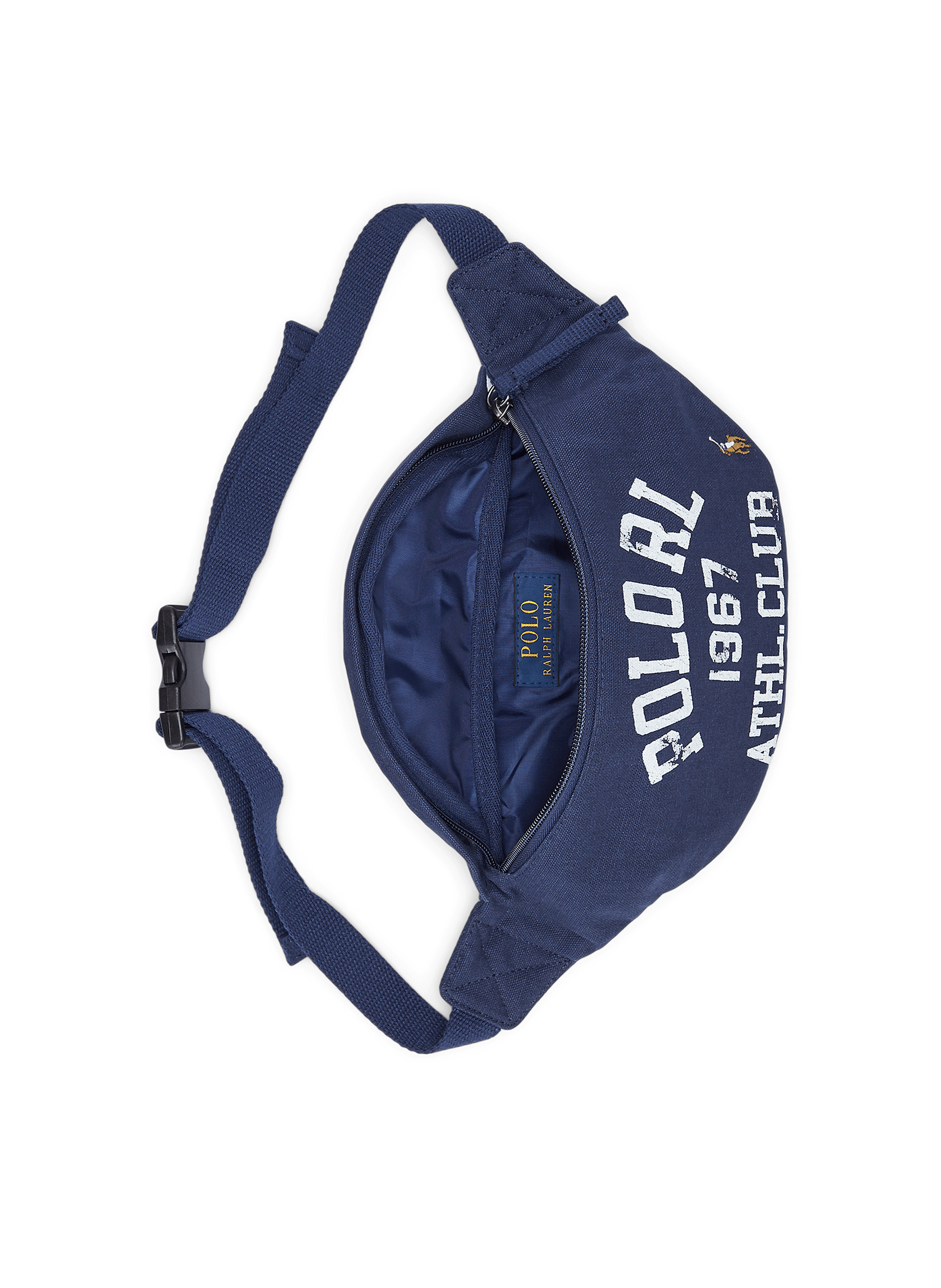 Sac banane en coton  POLO RALPH LAUREN Bleu