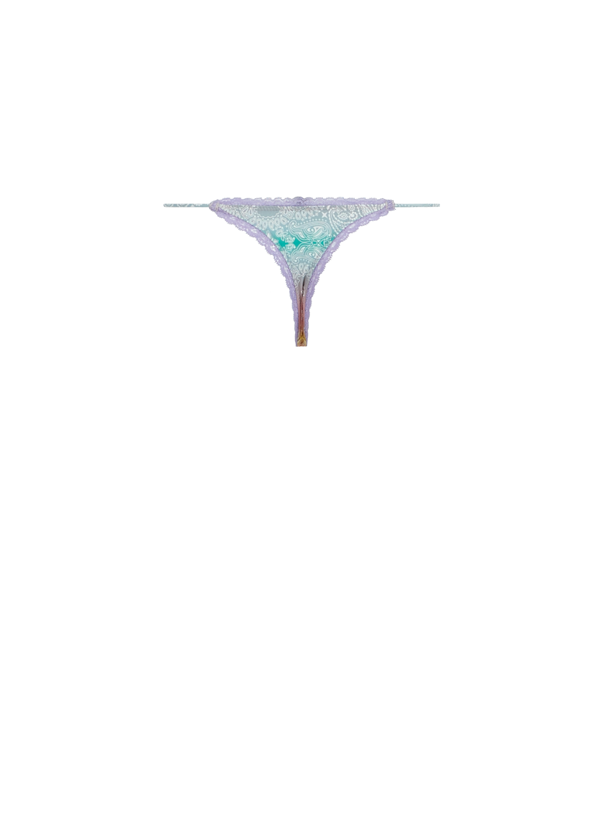 String bi-matière Multicolore