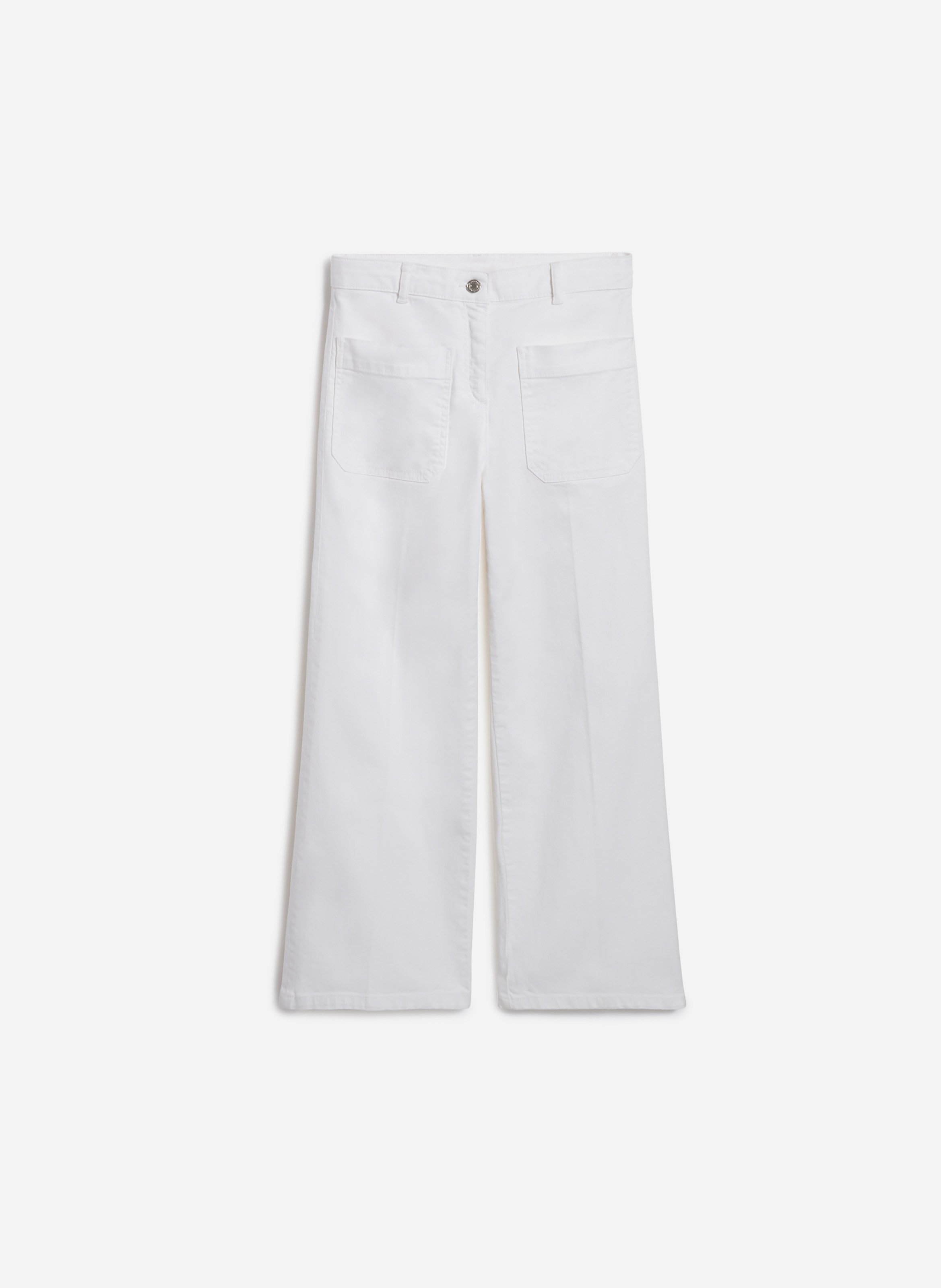 Jean crop helias Blanc