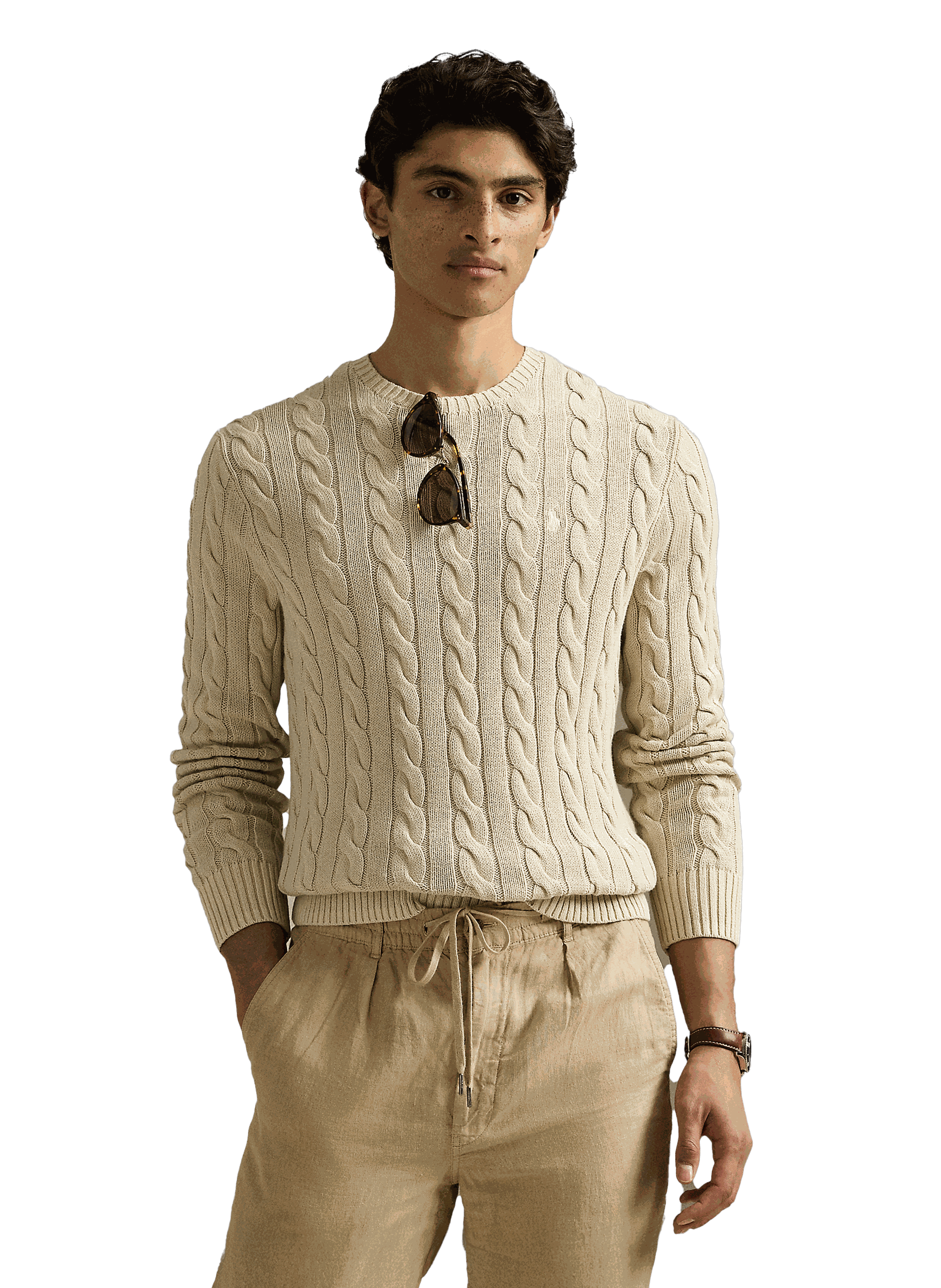 Cotton-blend jumper POLO RALPH LAUREN Beige