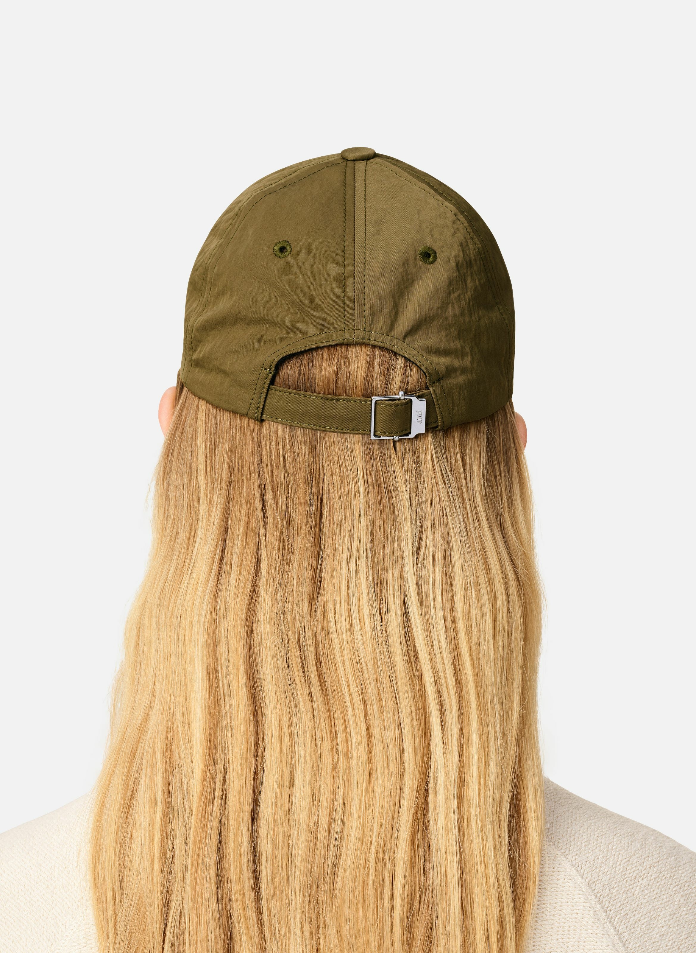Casquette  ami de coeur en serge de nylon unisexe AMI PARIS Vert