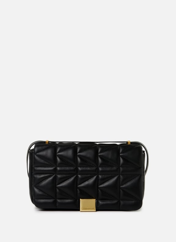 Sac matelassée en cuir Noir by KARL LAGERFELD KARL LAGERFELD Sac matelassée en cuir Noir