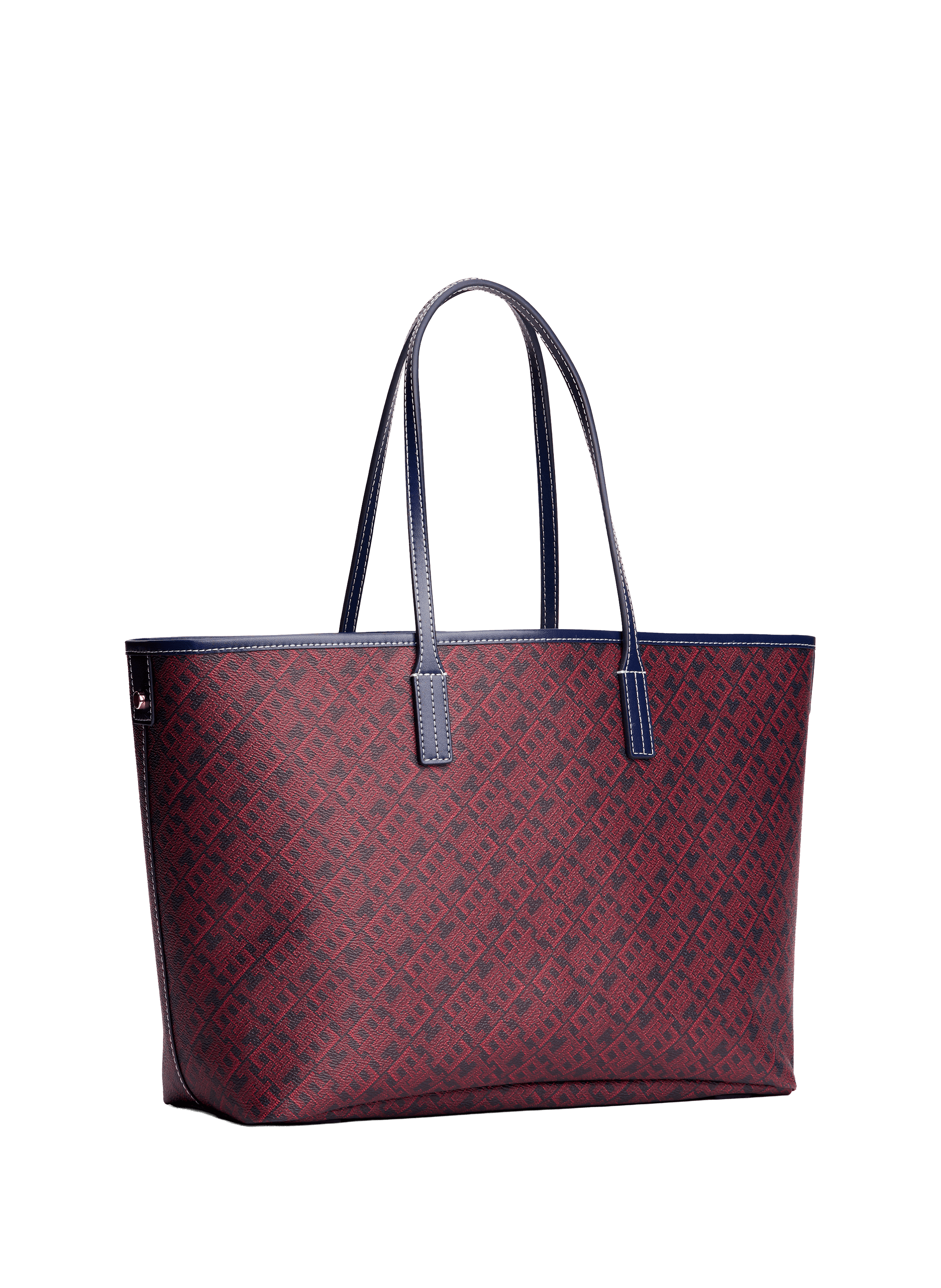 Monogram tote bag TOMMY HILFIGER Blue