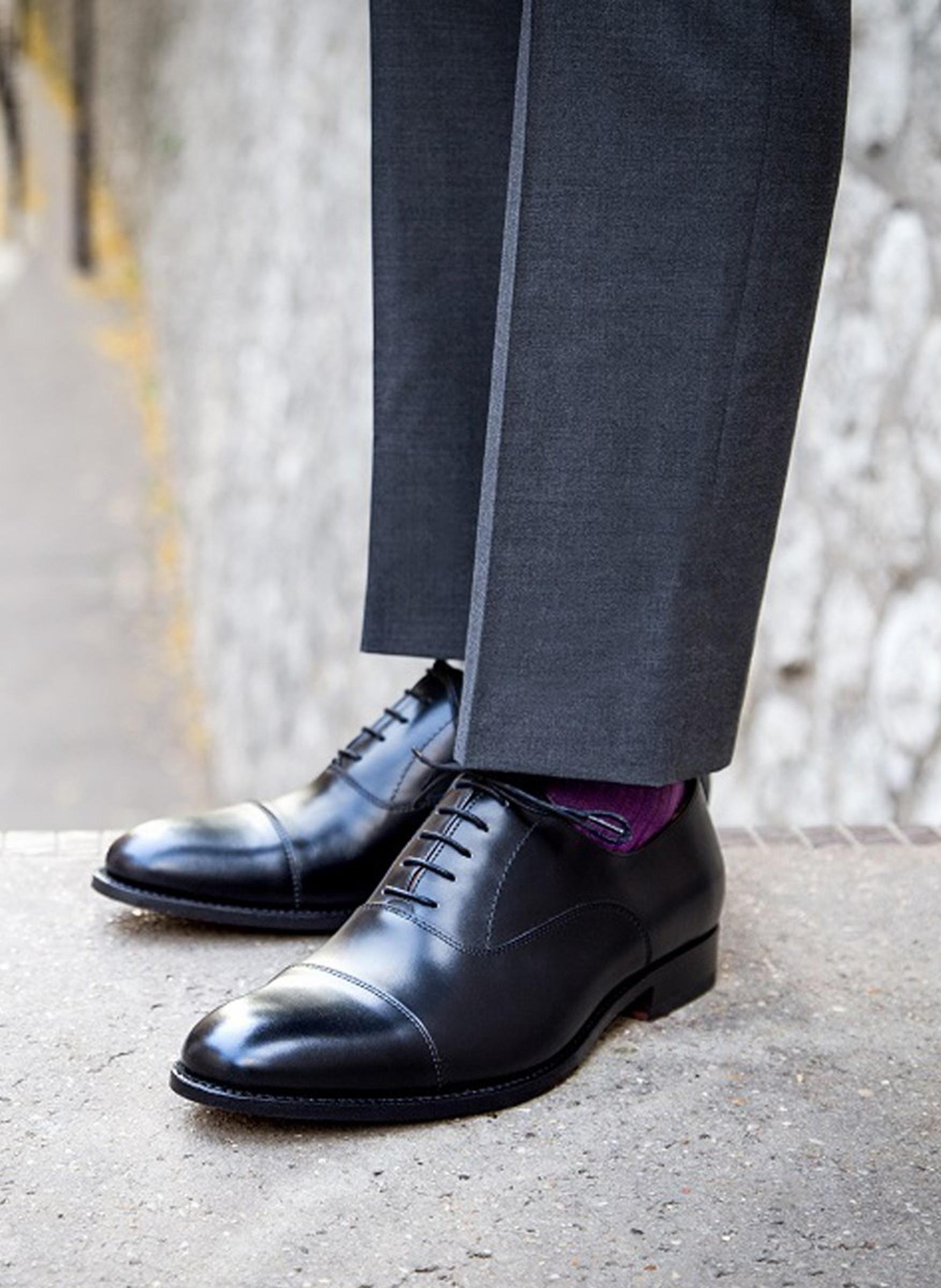 Richelieu cuir oxford FINSBURY Noir