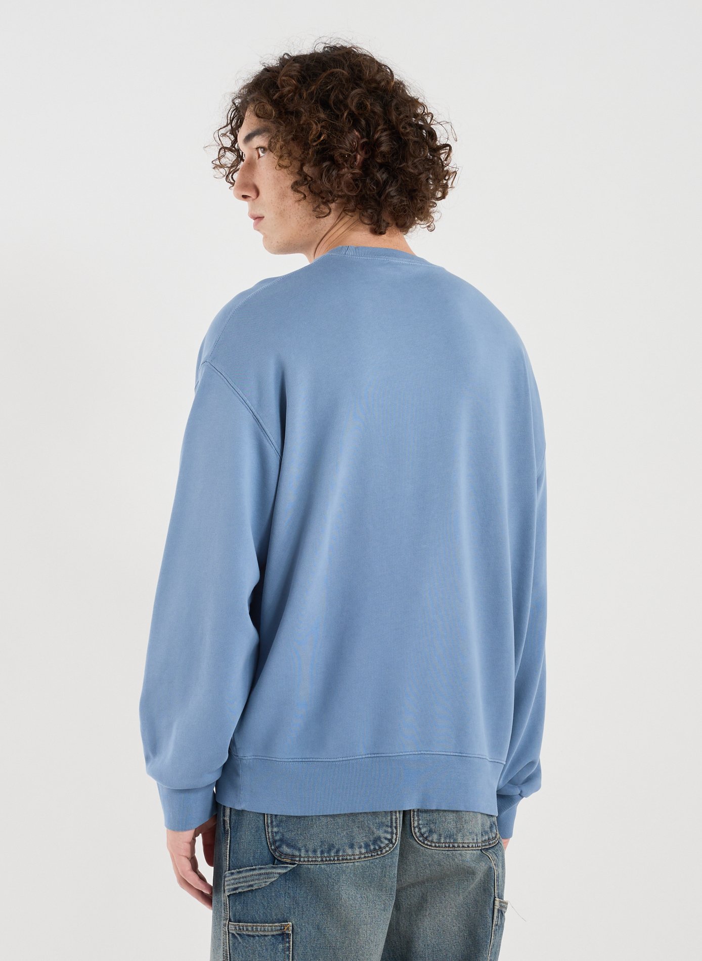 Sweat Hudson en coton CARHARTT WIP Bleu