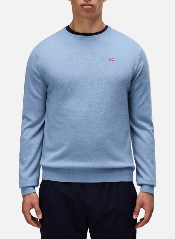 Round-neck wool jumper Blue by NAPAPIJRI NAPAPIJRI Round-neck wool jumper Blue