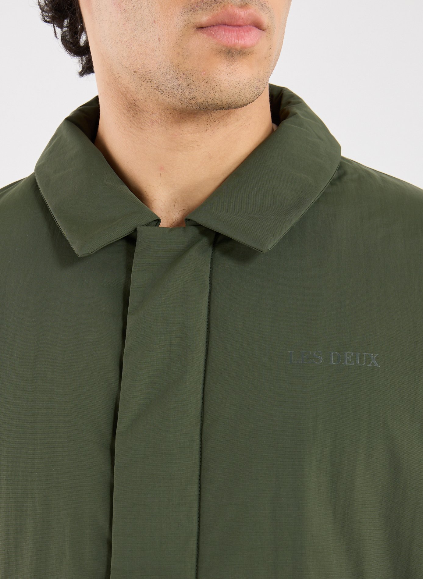 Veste col classique LES DEUX Vert