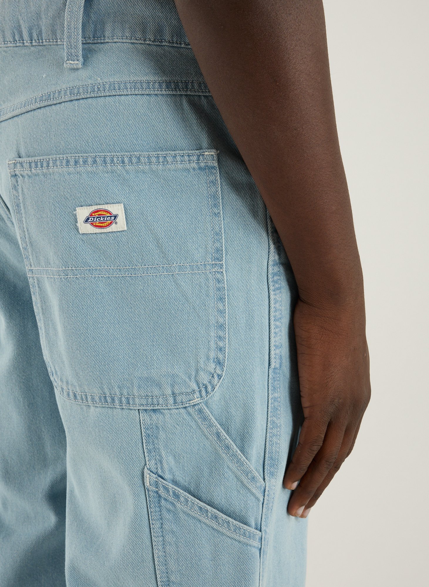 Straight cotton jeans DICKIES Blue