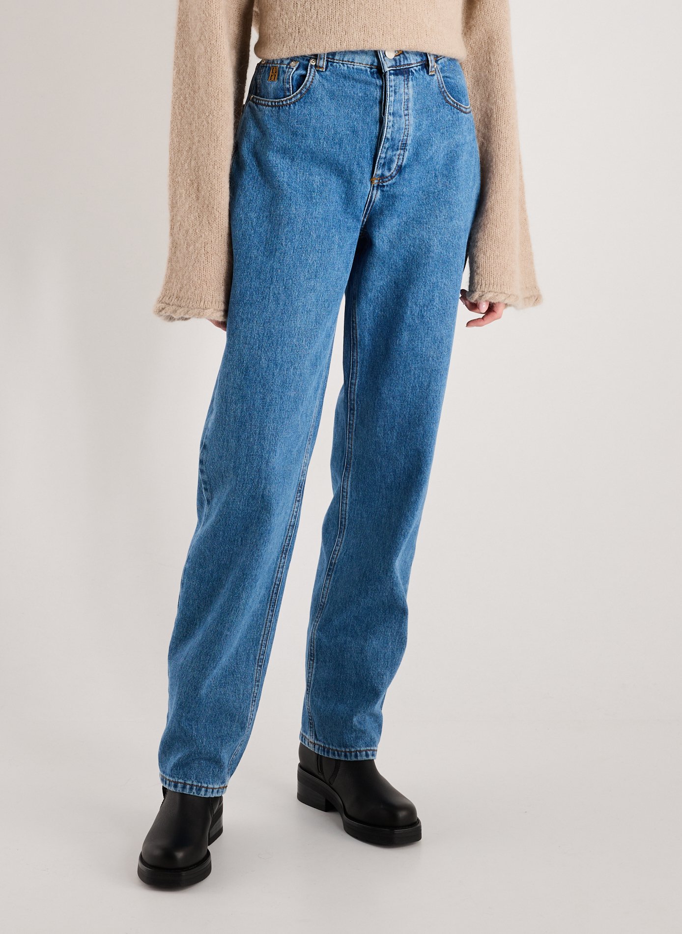 BY MALENE BIRGER Organic cotton Chicago jeans Blue