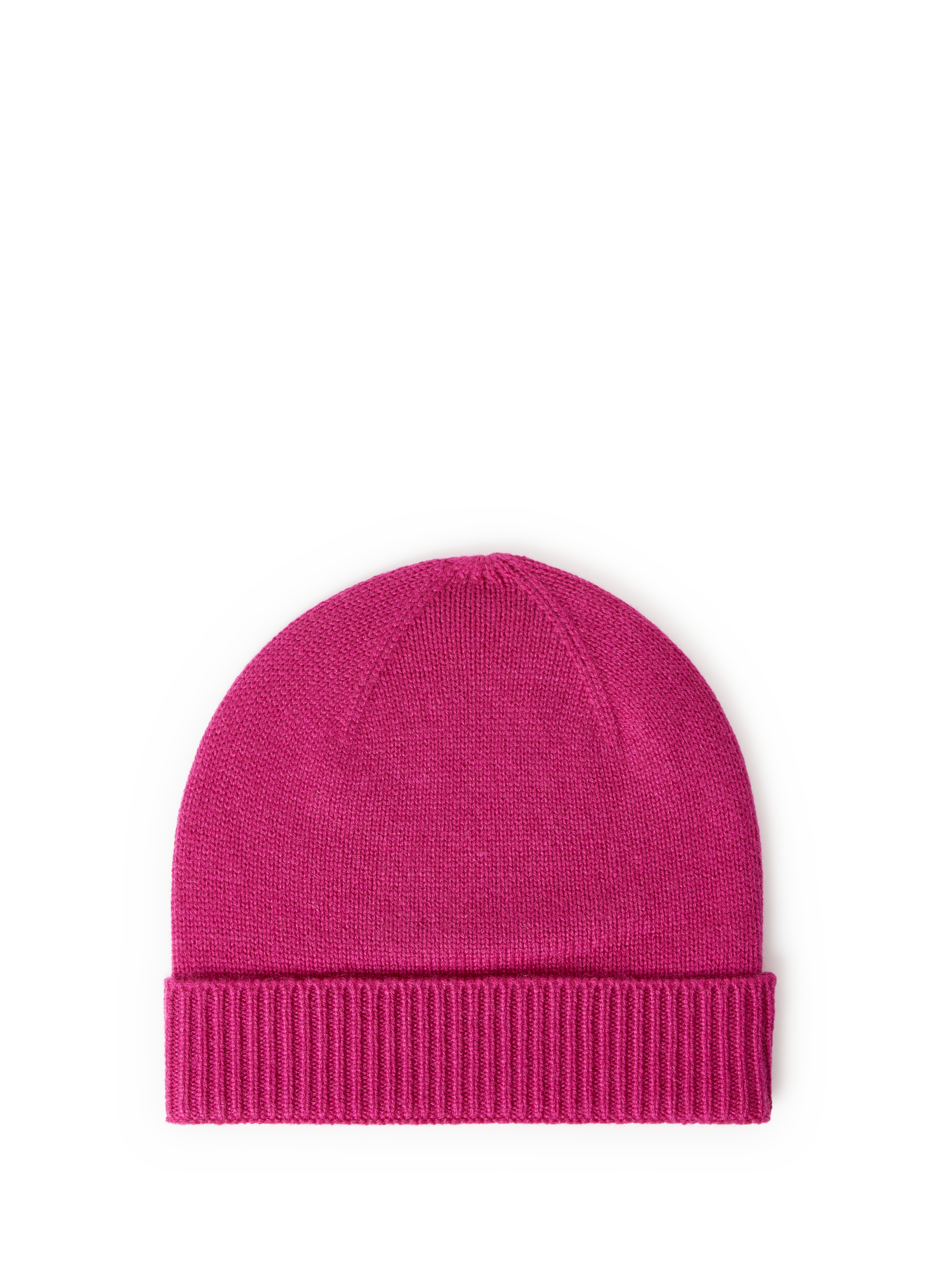 AU PRINTEMPS PARIS Bonnet côtelé en cachemire Rose