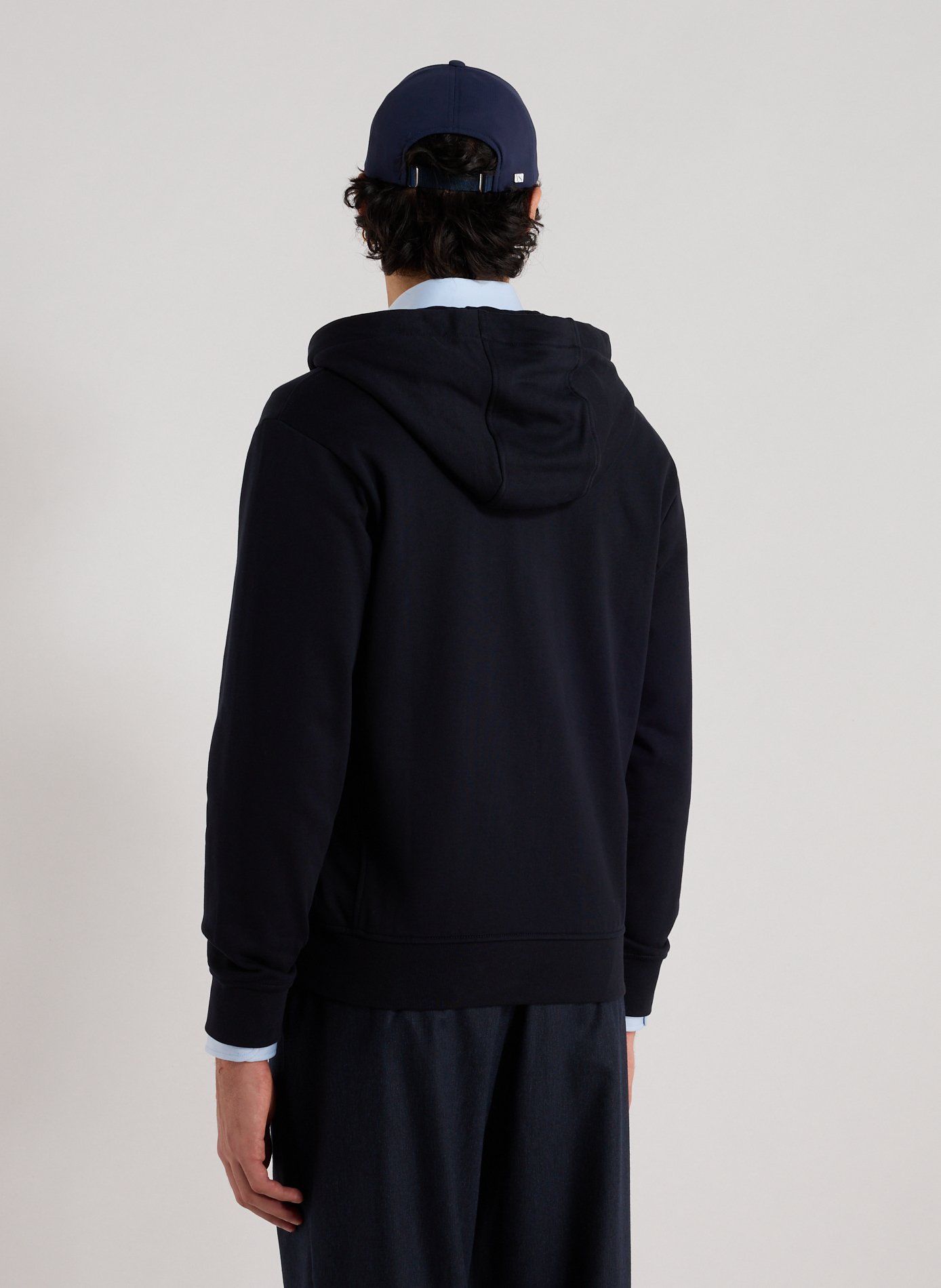 Cotton Hooded Sweatshirt ARMANI EXCHANGE Blue