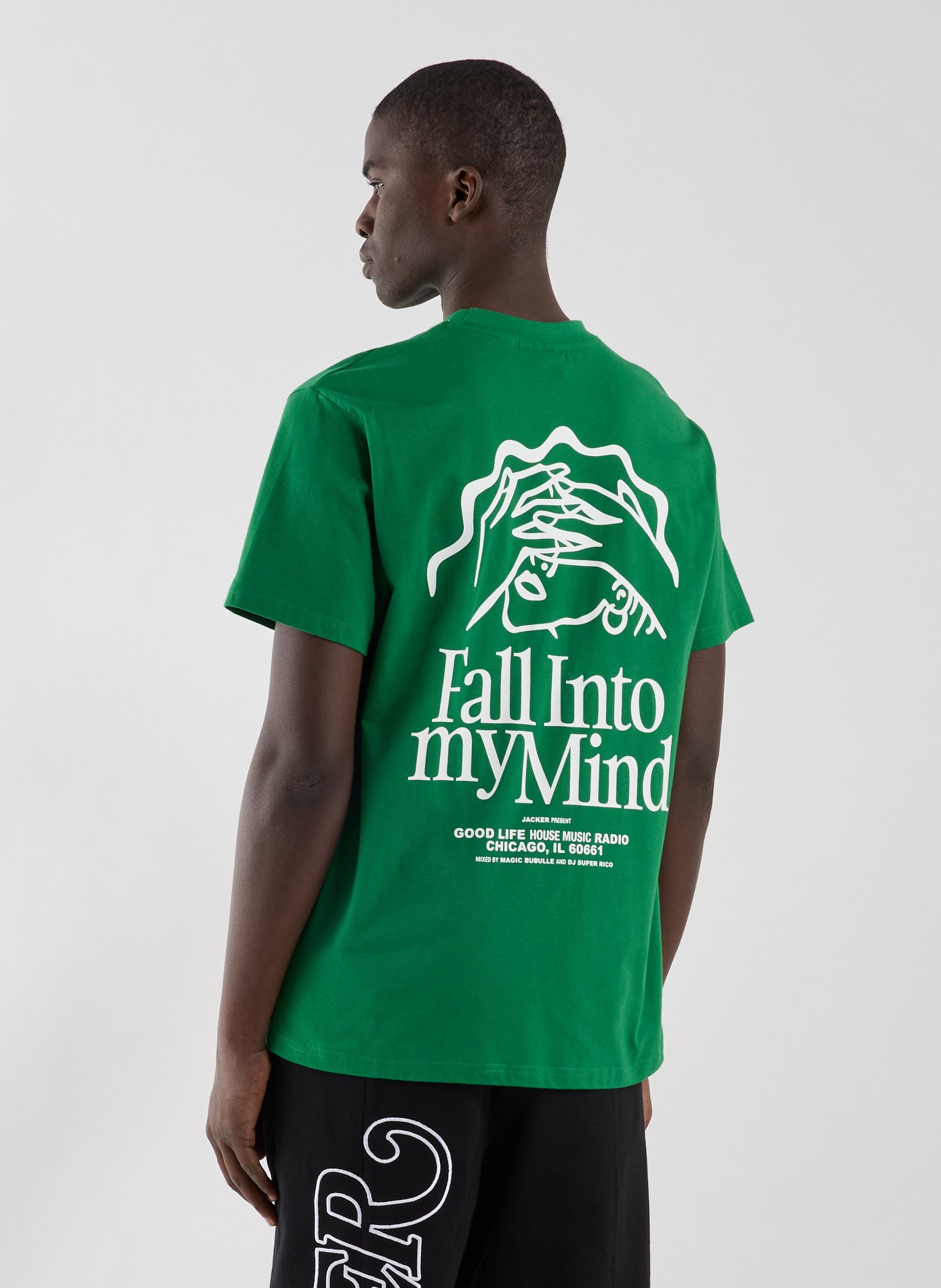 T-shirt en coton JACKER. Vert