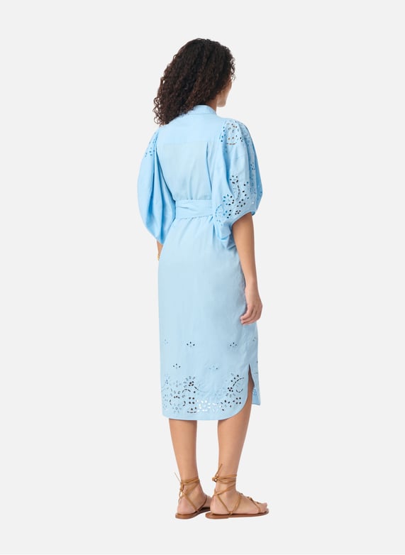 Robe Flora Bleu Vanessa Bruno Femme Printemps robe-flora-bleu-vanessa-bruno-femme-printemps