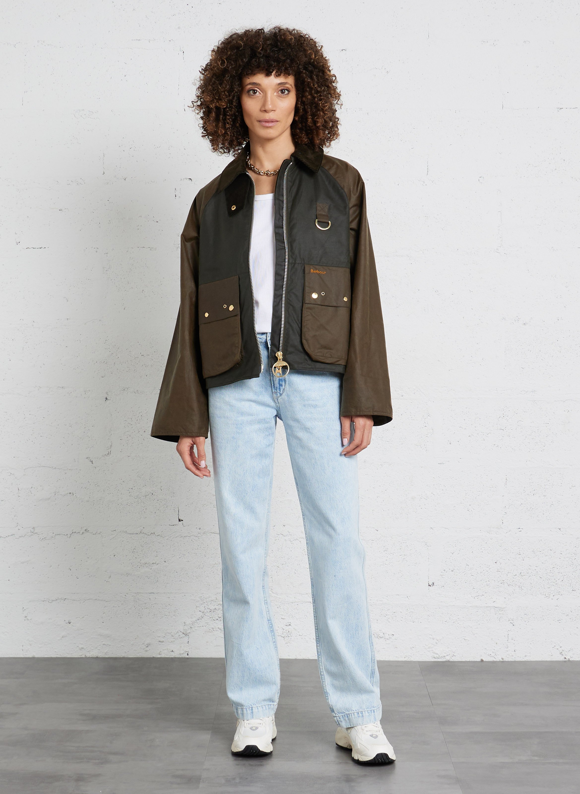 Chemise droite col classique en coton havanarow AMERICAN VINTAGE Blanc