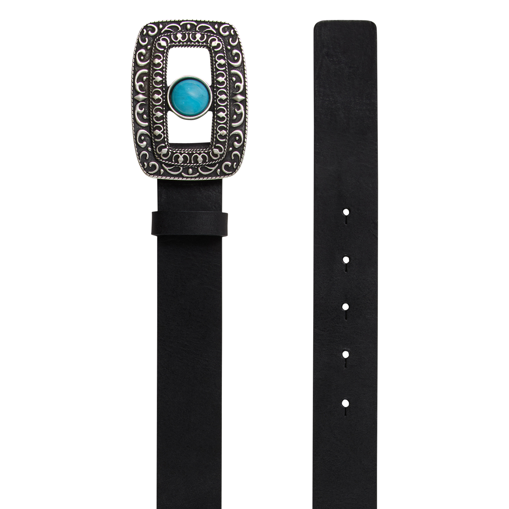 Ceinture en cuir boni BA&SH Noir