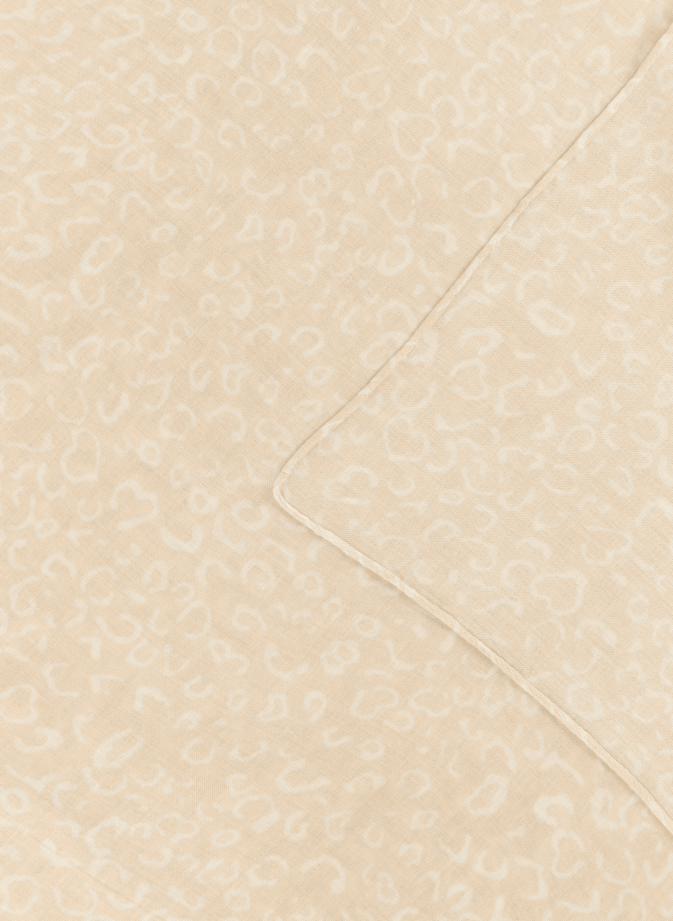 Etole voile imprimée léopard AU PRINTEMPS PARIS Beige