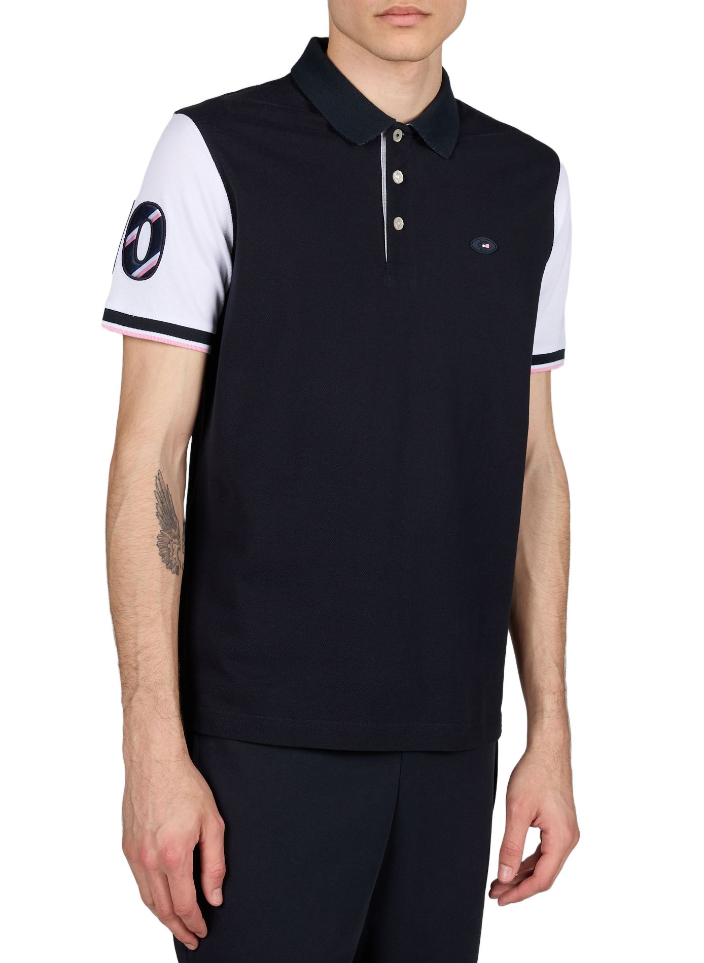 Polo manches courtes en coton EDEN PARK Bleu