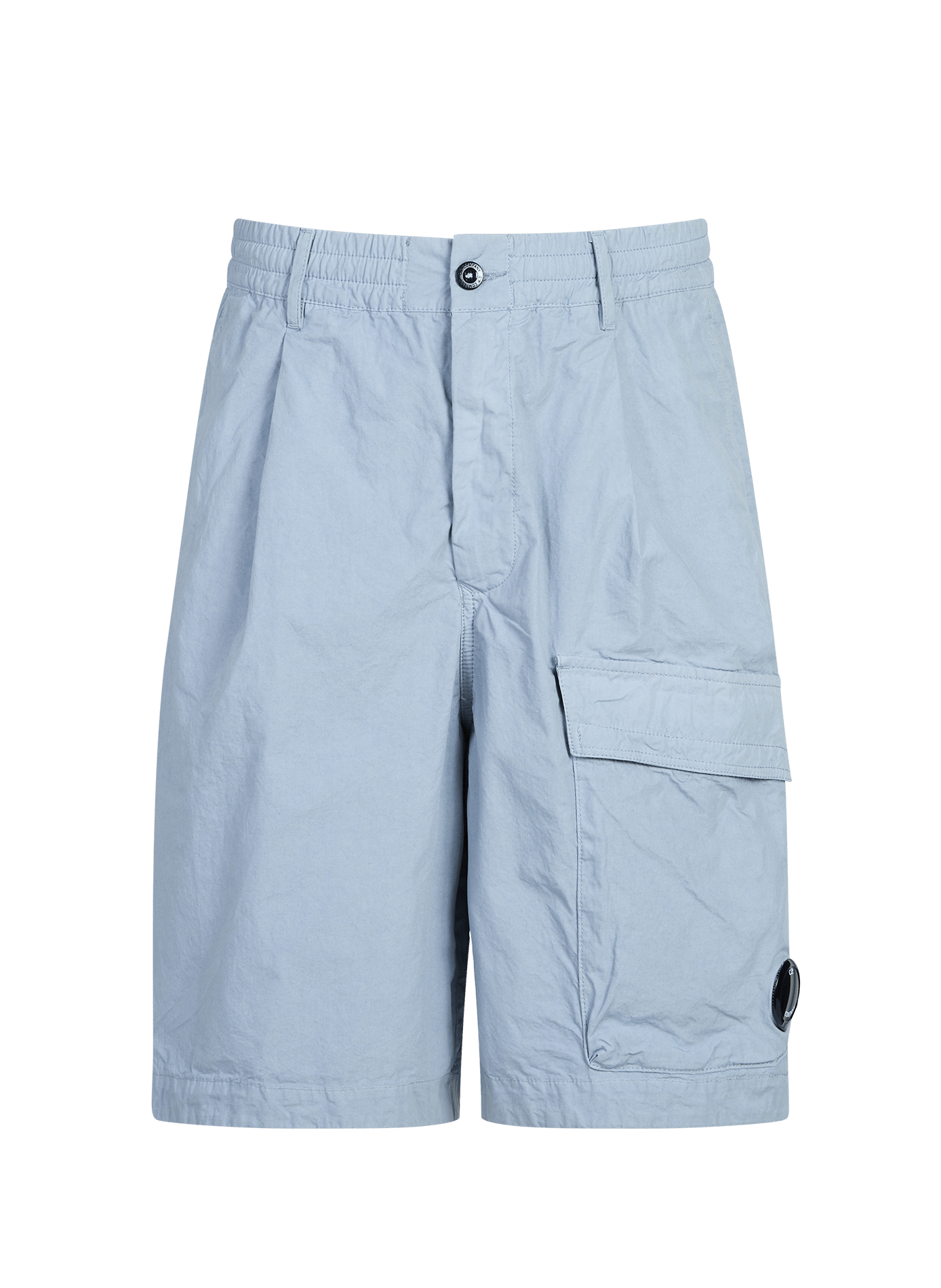 Short droit en coton CP COMPANY Bleu