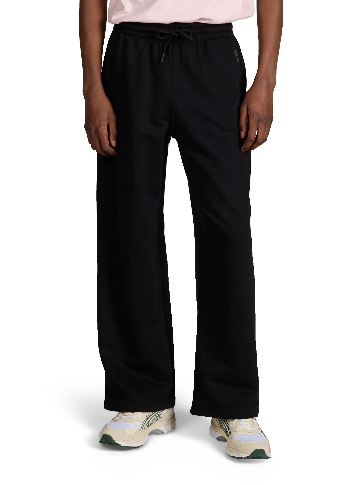 Pantalon de survêtement droit en coton mélangé GERTRUDE ET GASTON Noir