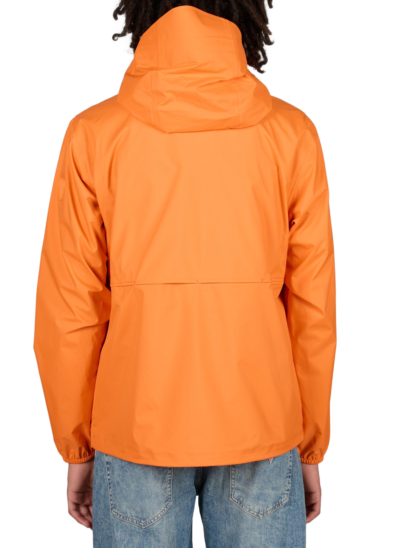 Solid straight hooded jacket GERTRUDE ET GASTON Orange