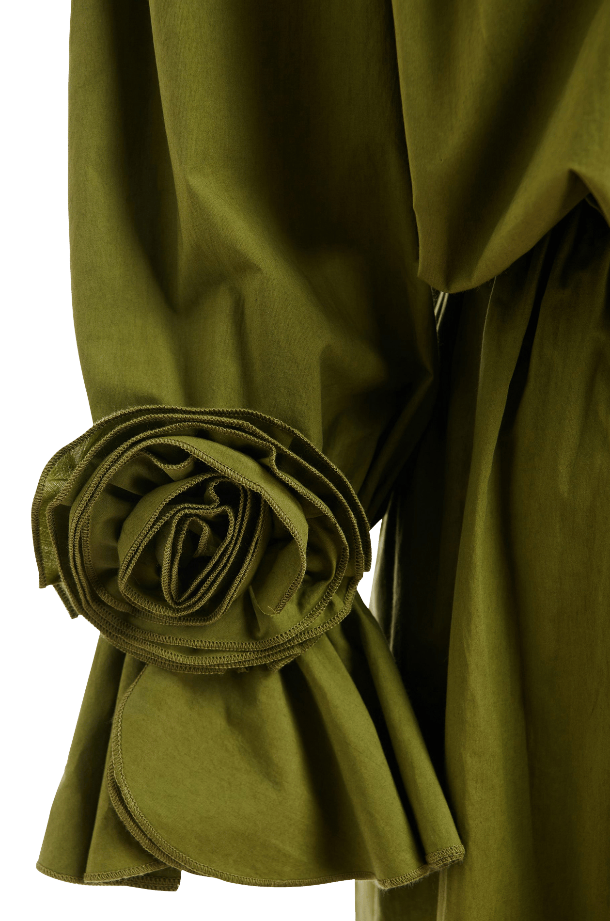 Robe courte épaules dénudées unies jegan Vert