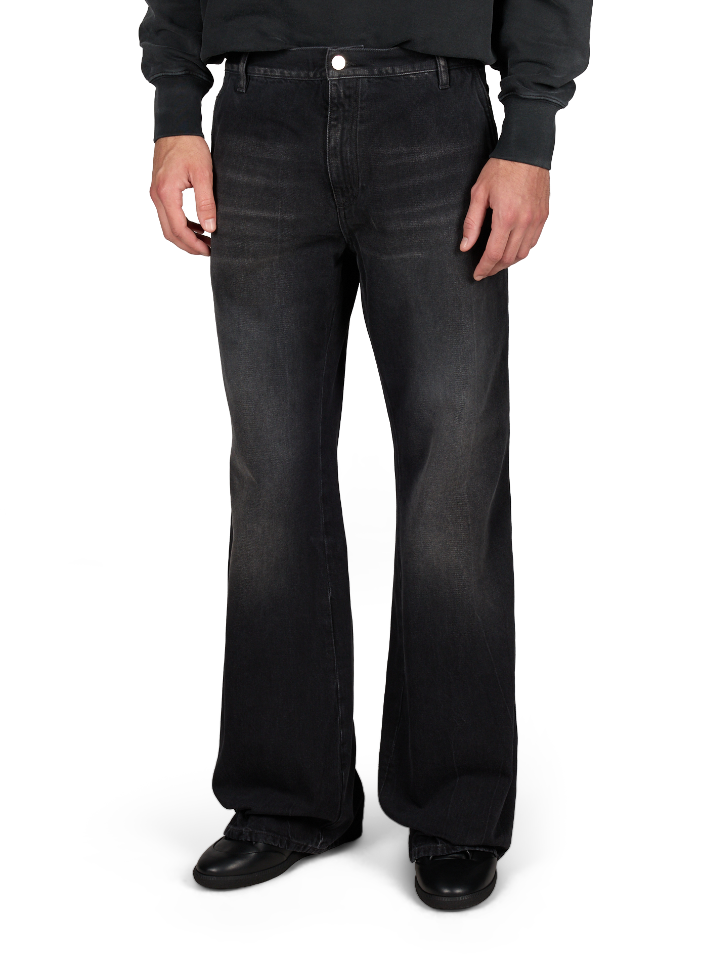 Flared cotton jeans  AMIRI Grey